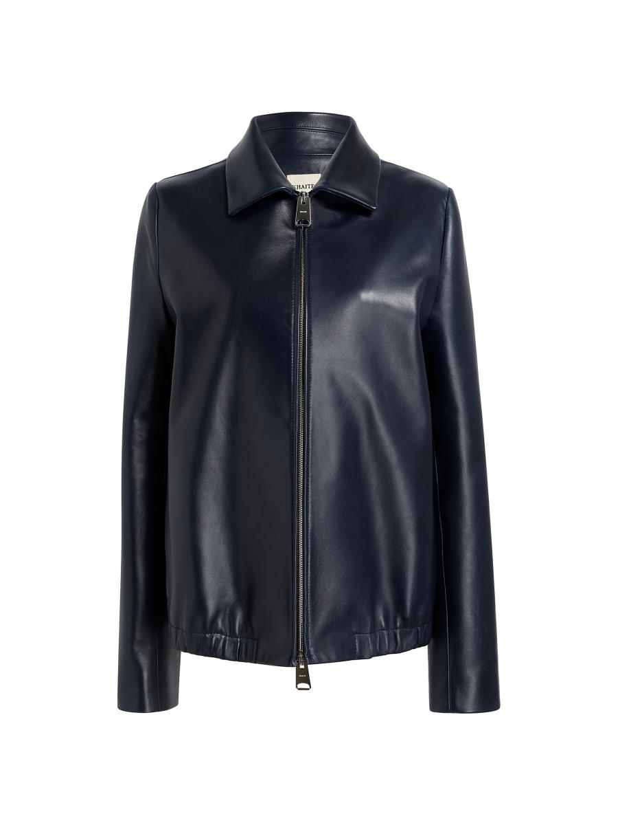 Khaite Jackson Leather Jacket | Saks Fifth Avenue