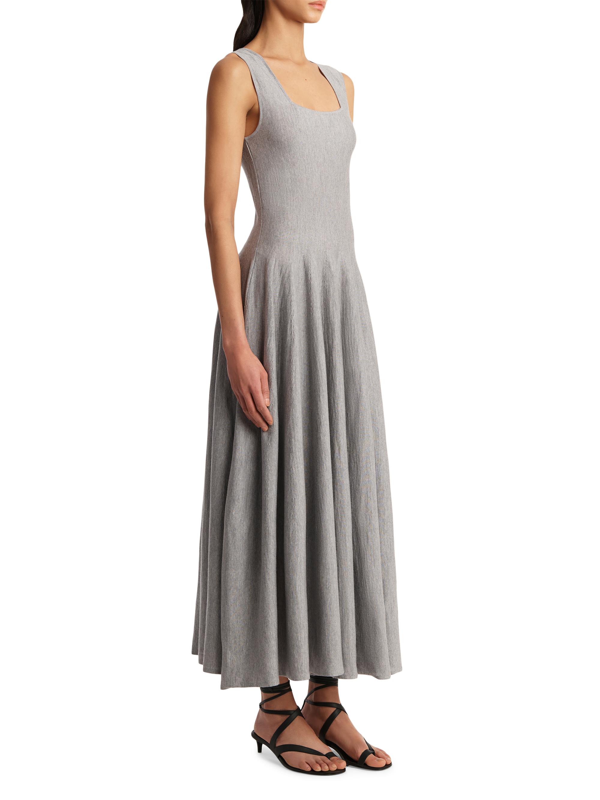 strapless open back dress Lidia Rib Knit A-Line Mini Dress in scarlet red main image 1