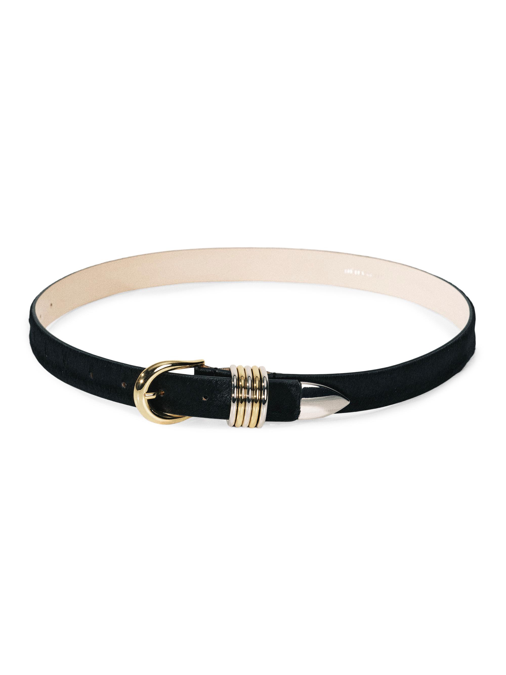 Déhanche Hollyhock Cavallino Mixed Metal & Ponyhair Belt | Saks