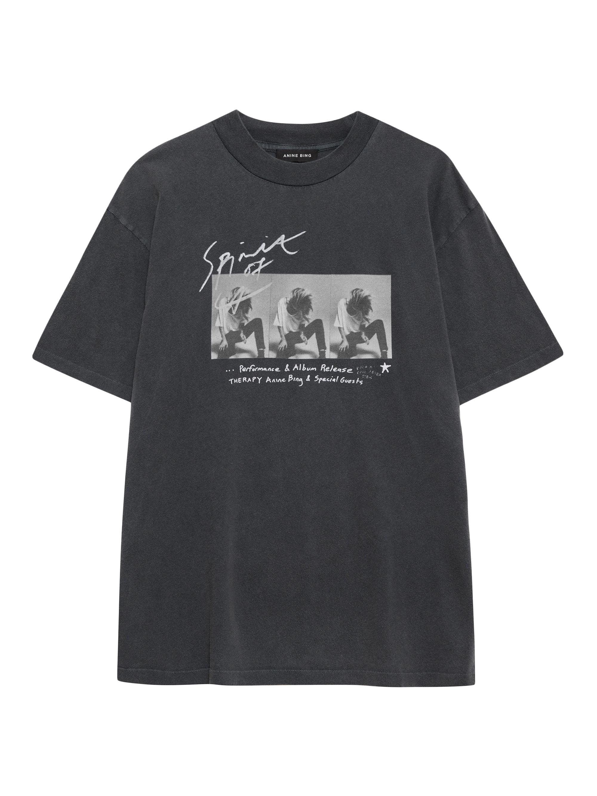 Anine Bing Women's Ashton Concert T-Shirt - Washed Black