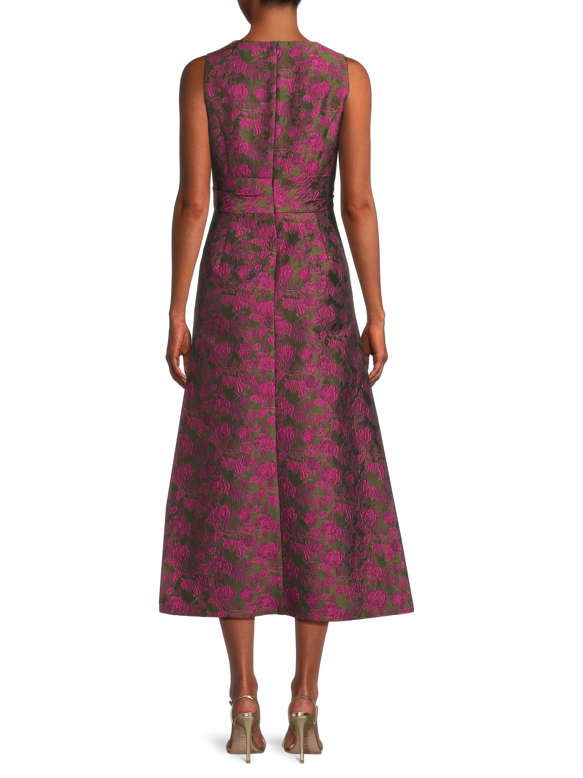 deanna rose jacquard cocktail midi dress Elliatt