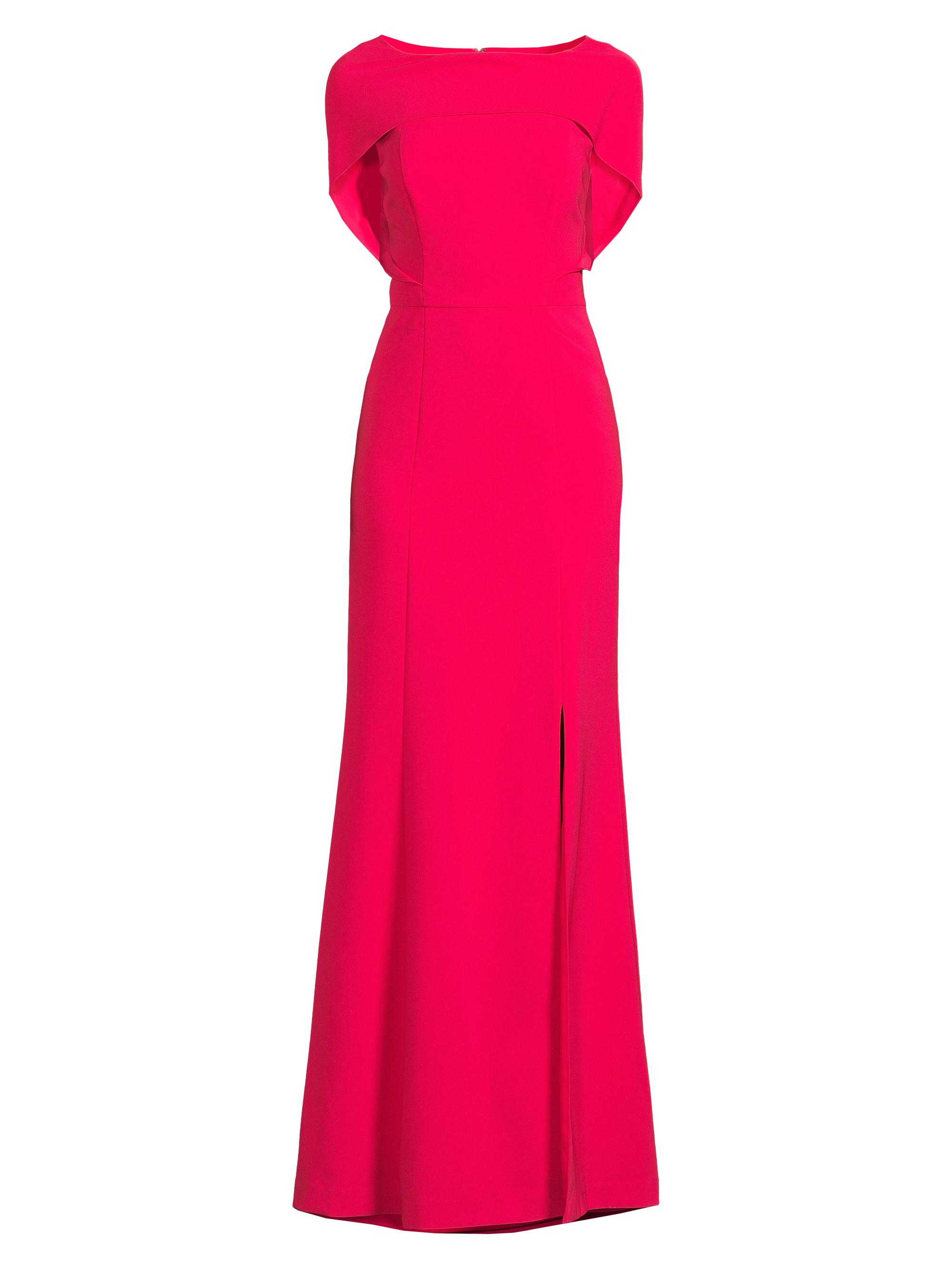 Kay Unger Women's Tamara Capelet Gown - Lipstick
