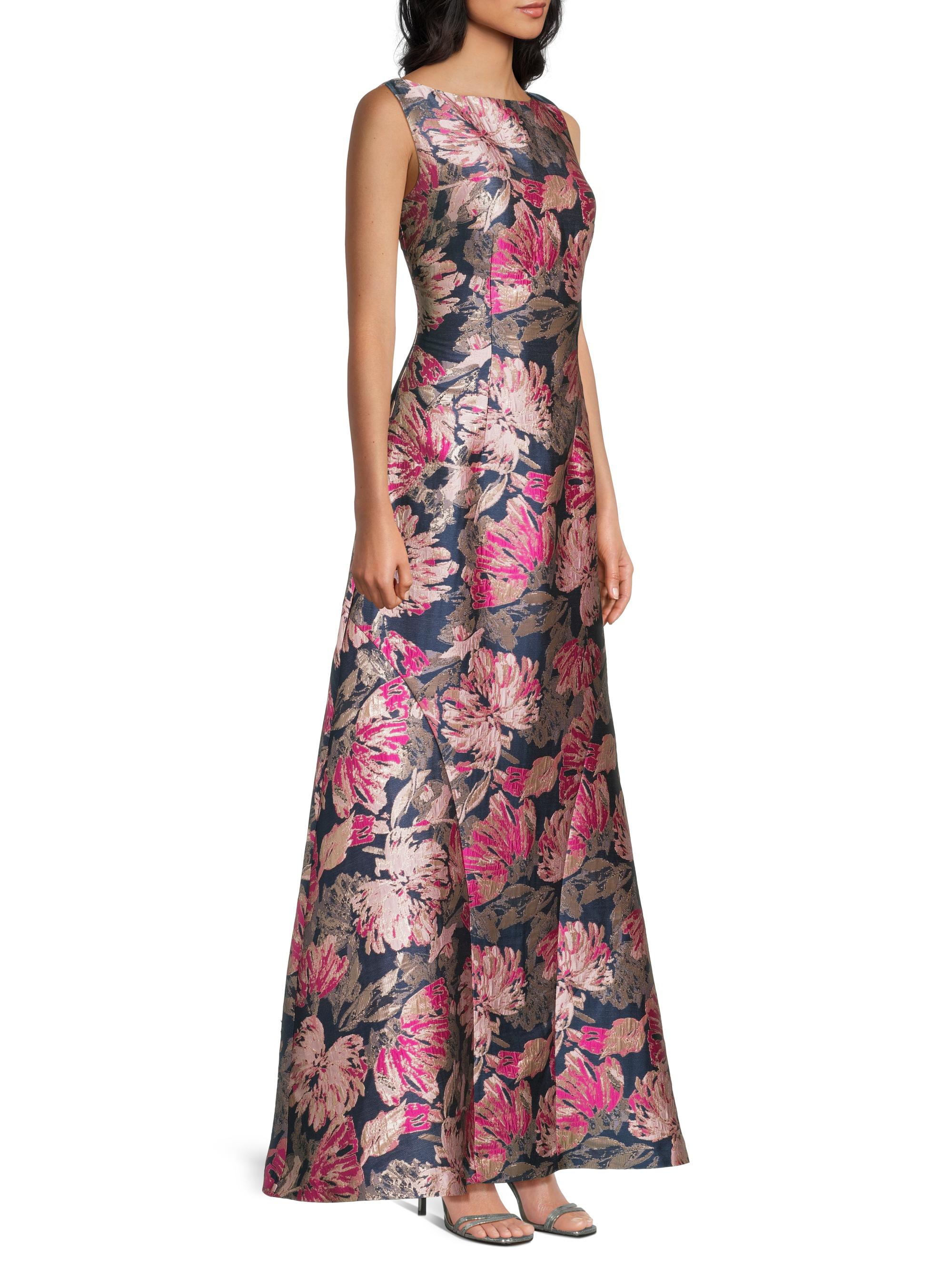 Kay Unger Maren Floral Brocade A-Line Gown | Saks Fifth Avenue