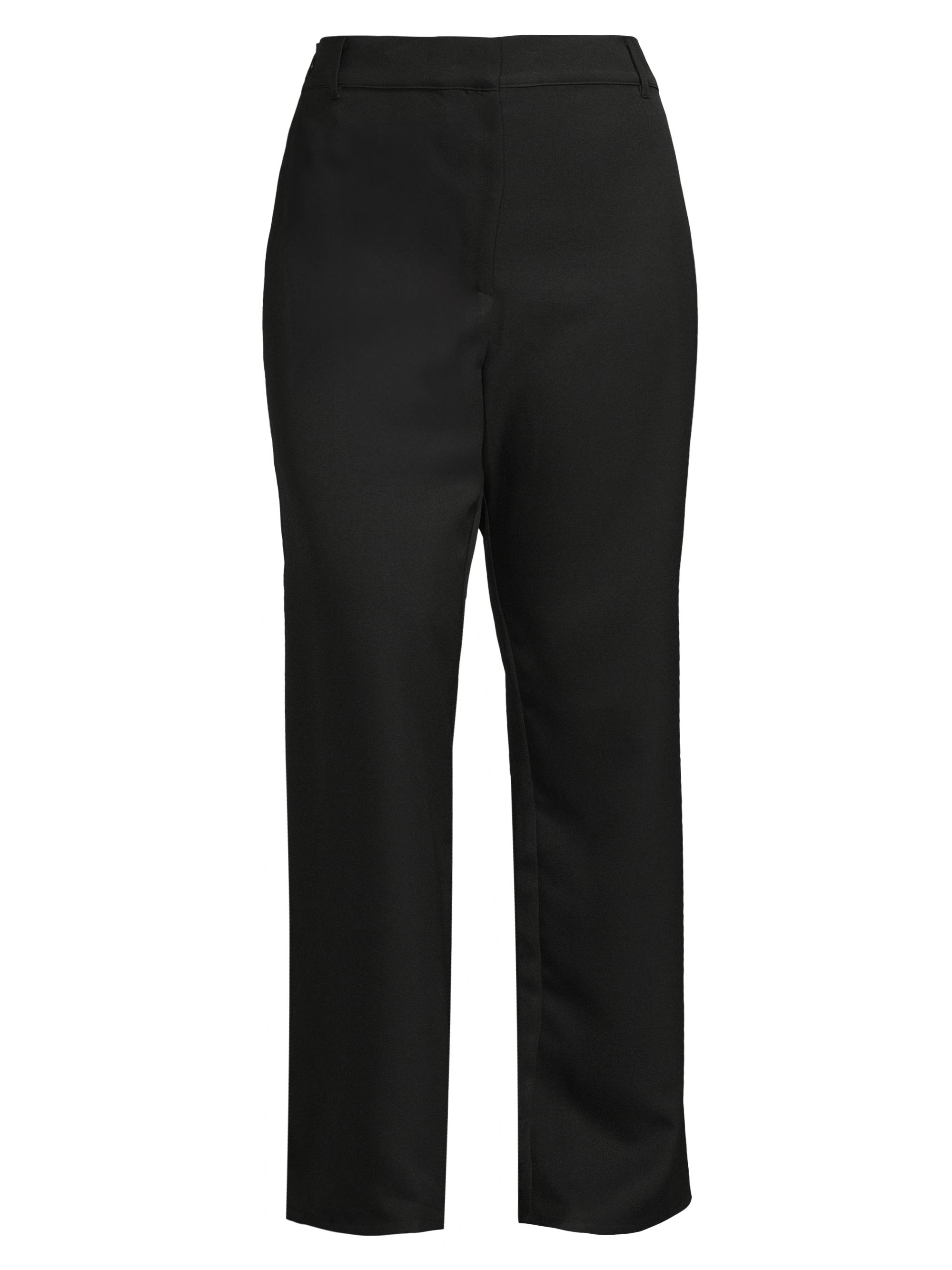 Baacal Women's Plus Riley Wide-Leg Pants - Black
