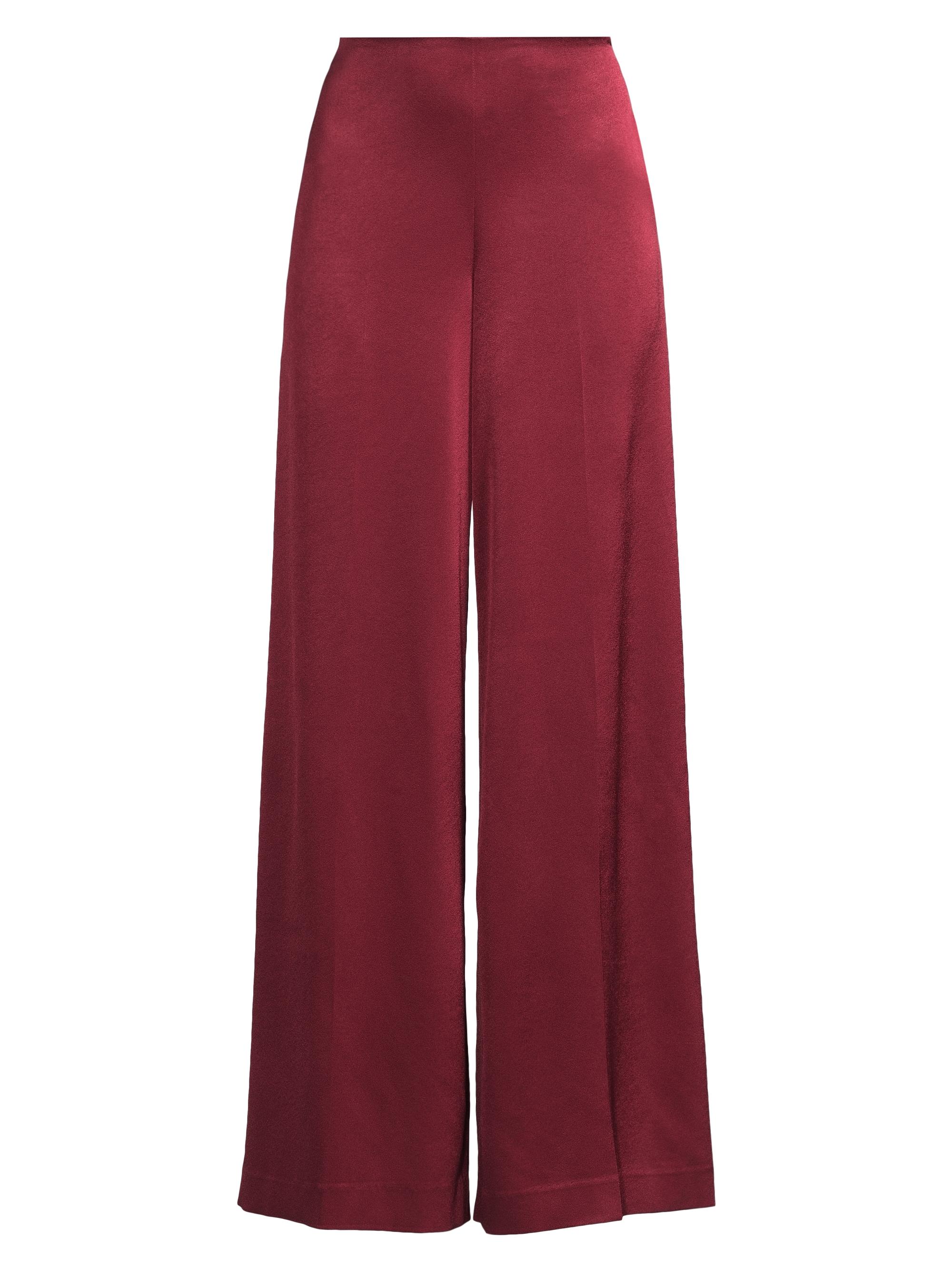 Ungaro Women's Kai Satin Wide-Leg Pants - Tawny | Thumbnail 7