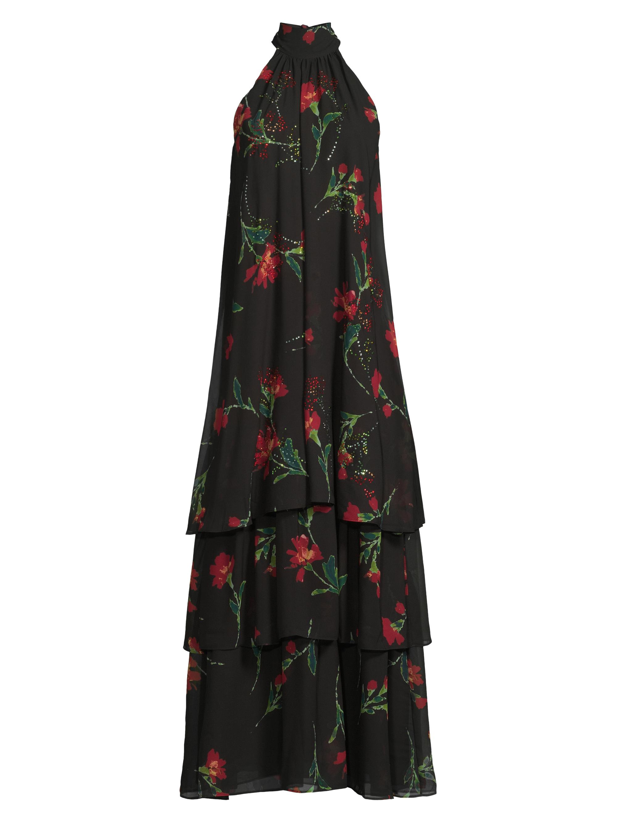 Ungaro Women's Eden Floral Halterneck Maxi Dress - Red Multi