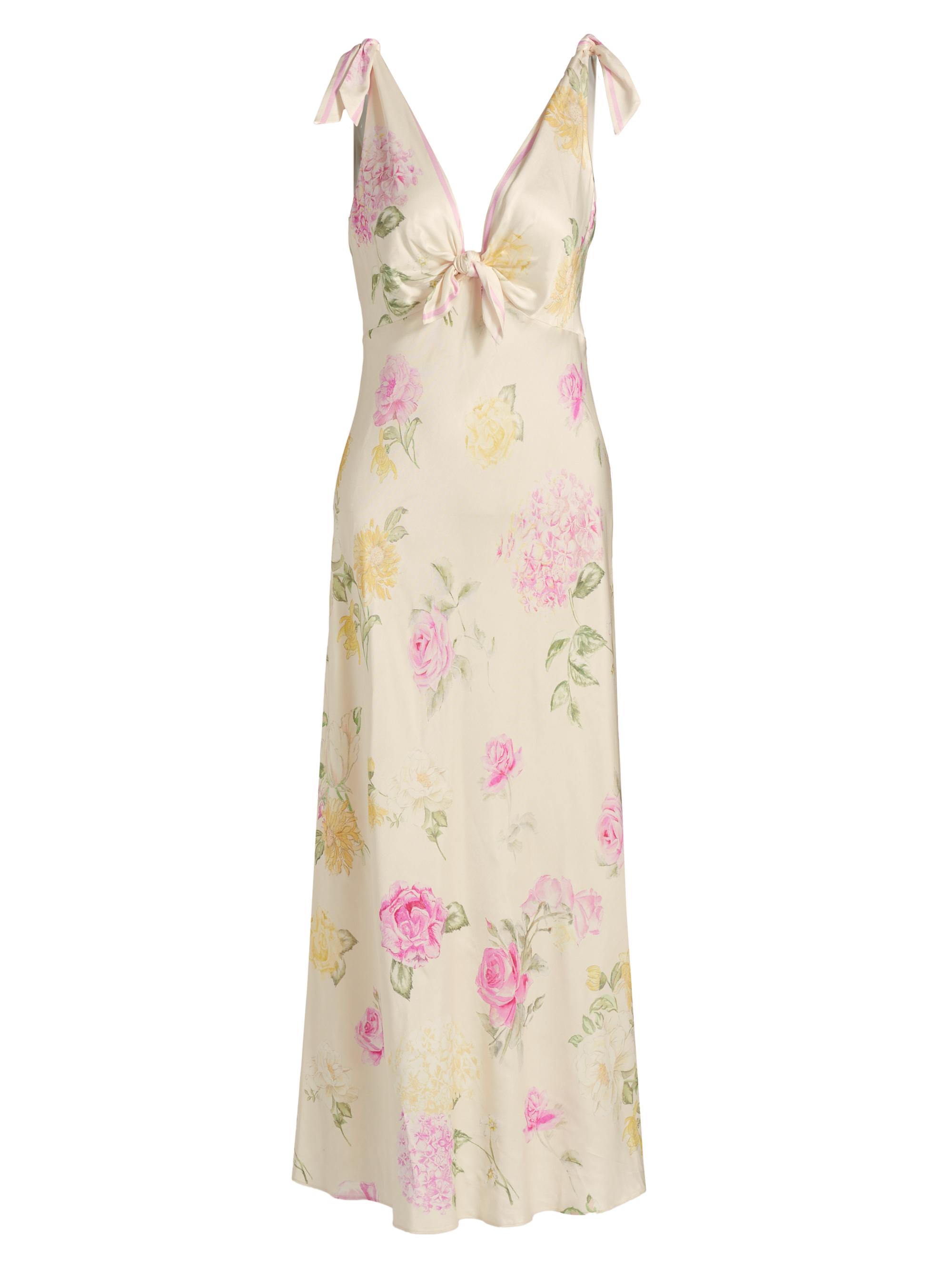 LoveShackFancy Women's Perri Floral Maxi Dress - Sunlit Rose