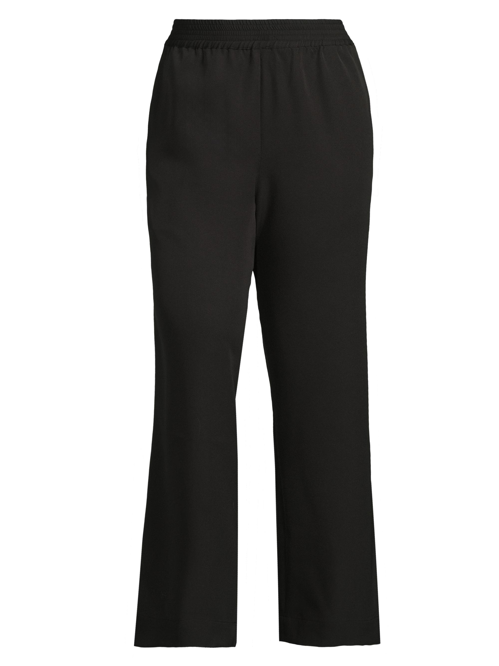 Baacal Women's Plus Hepburn Wool Pants - Black