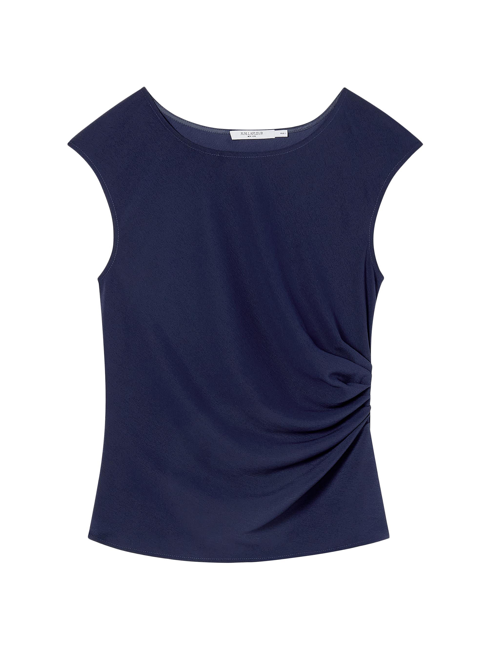 M.M.LaFleur Women's Brooke Definition Eco Soft Wave Top - Soft Navy