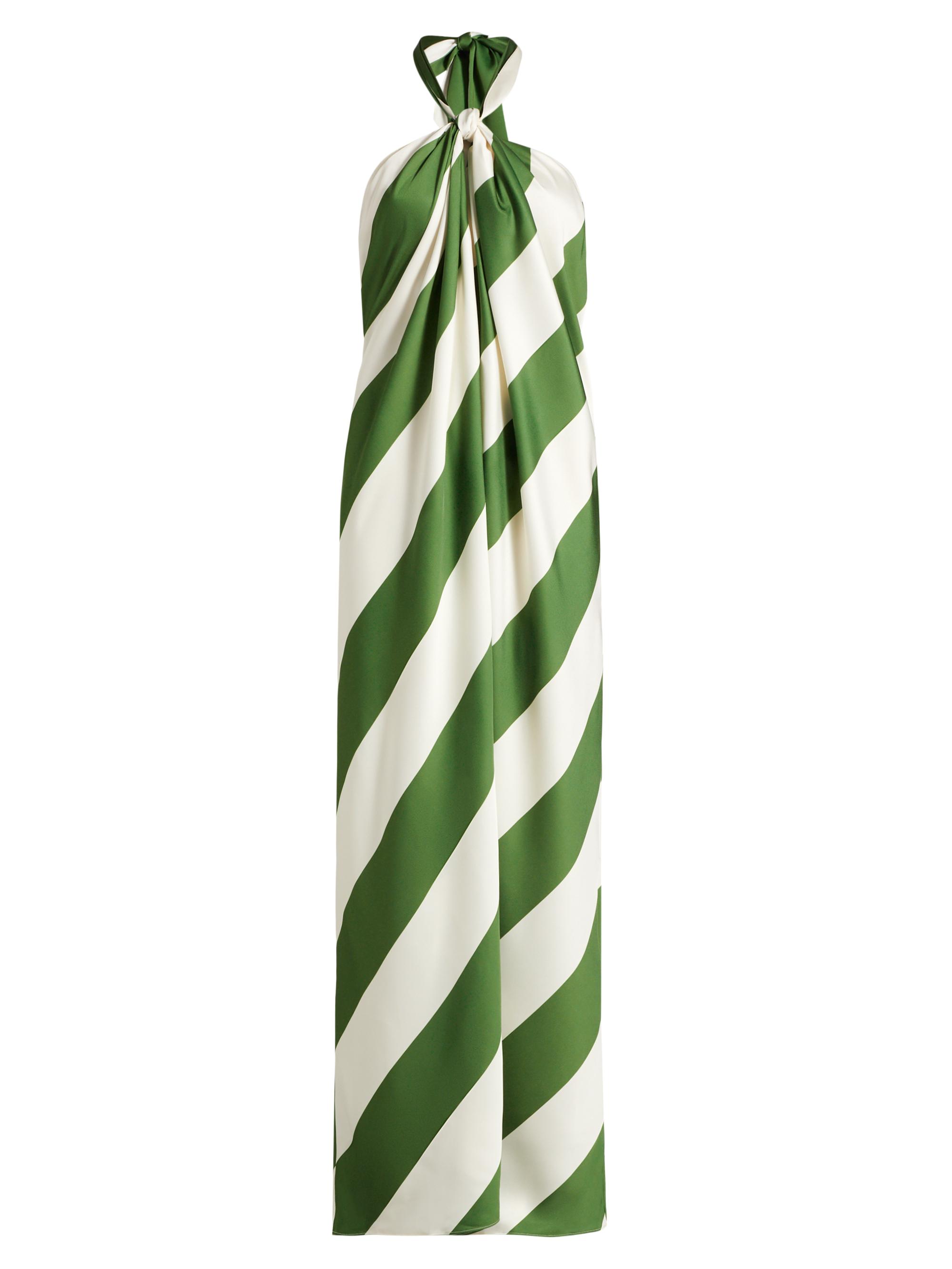 ronny kobo women's halter chantell maxi dress Amazon.com: Ronny Kobo Women's Chantell Dress, Palm Green Ivory, S :  Clothing, Shoes & Jewelry