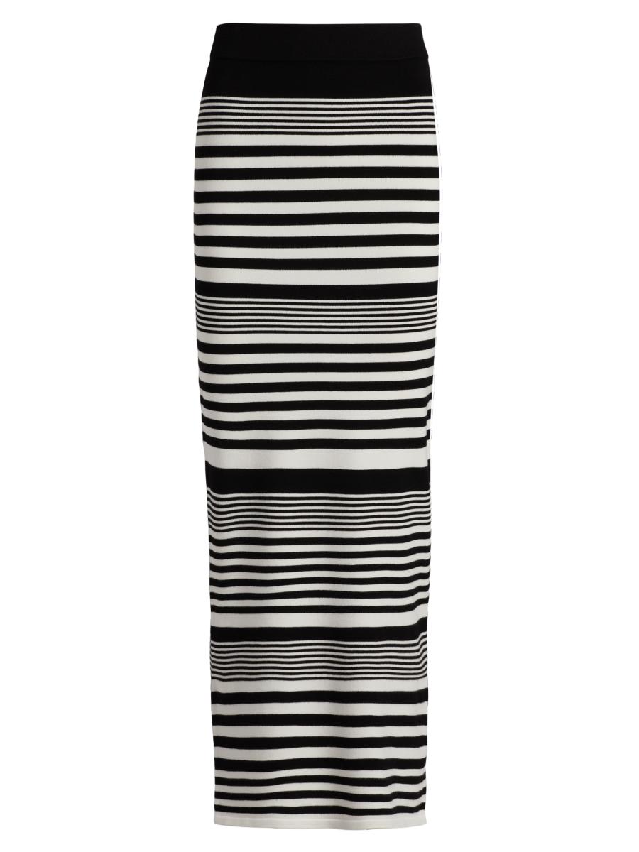 Ronny Kobo Tamika Striped Knit Column Maxi Skirt | Saks Fifth Avenue