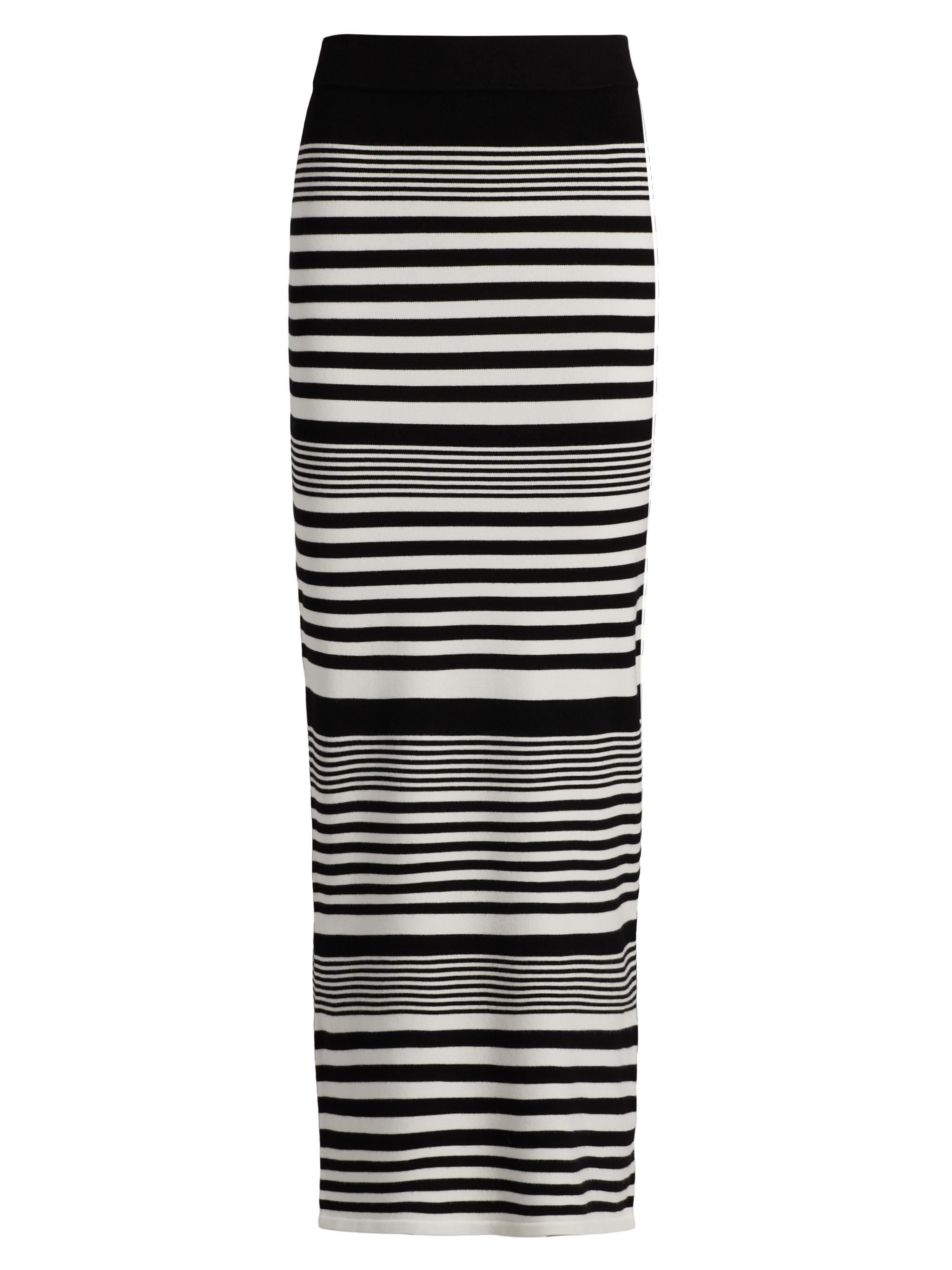 Ronny Kobo Tamika Striped Knit Column Maxi Skirt | Saks Fifth Avenue