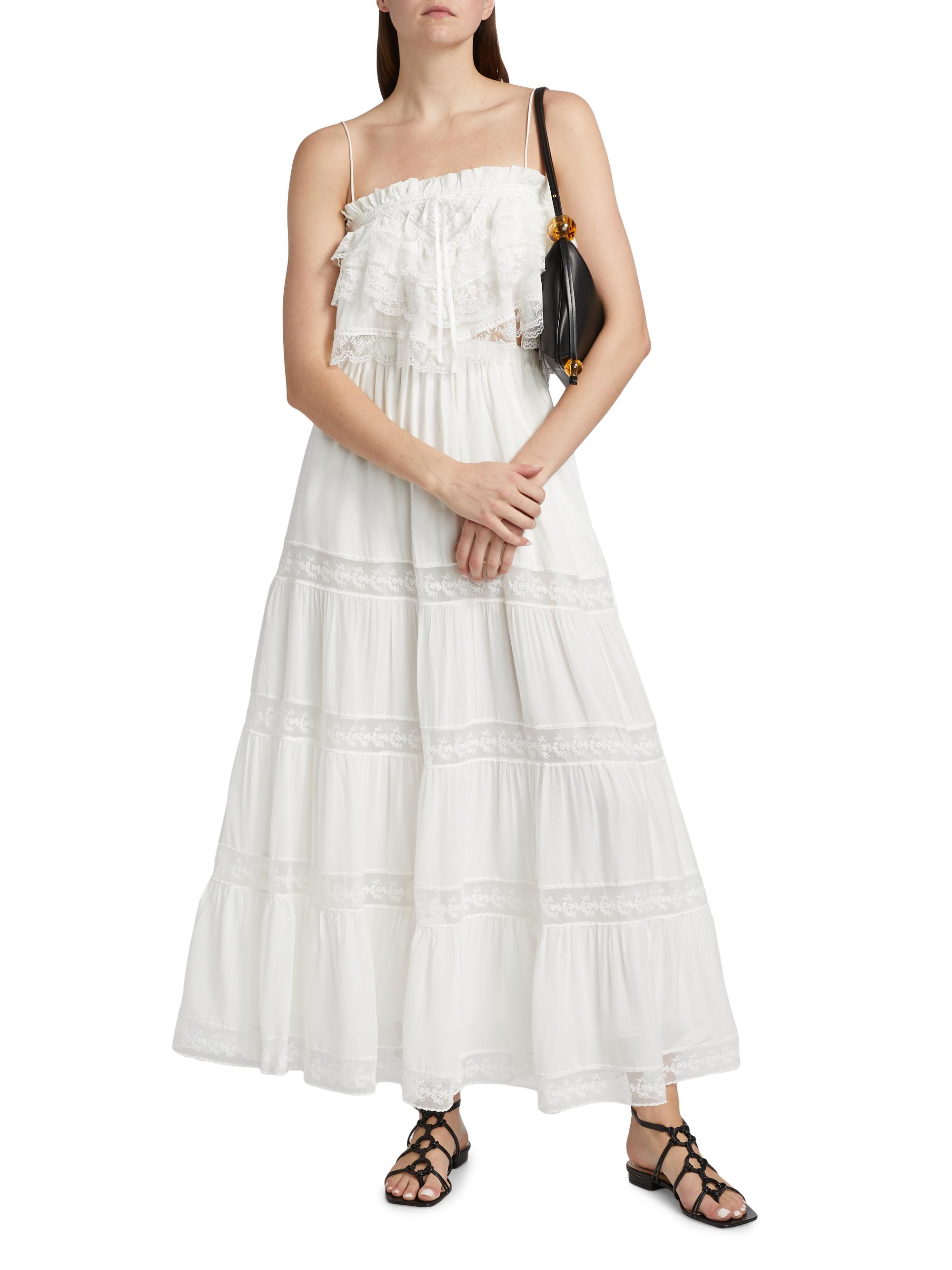Ronny Kobo Carlton Tiered Lace Top | Saks Fifth Avenue