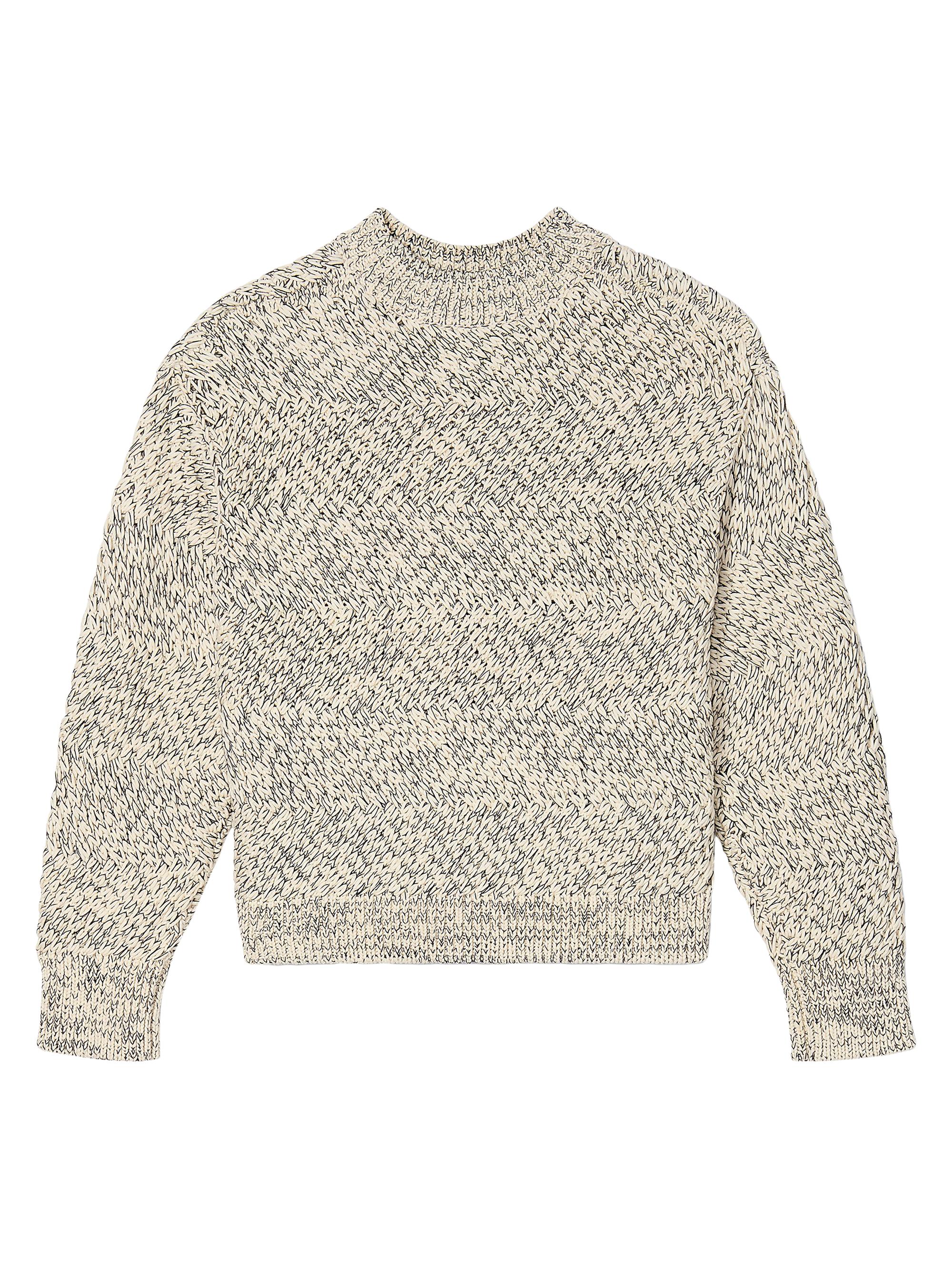 M.M.LaFleur Women's Kiki Crewneck Marl Knit Sweater -  Black