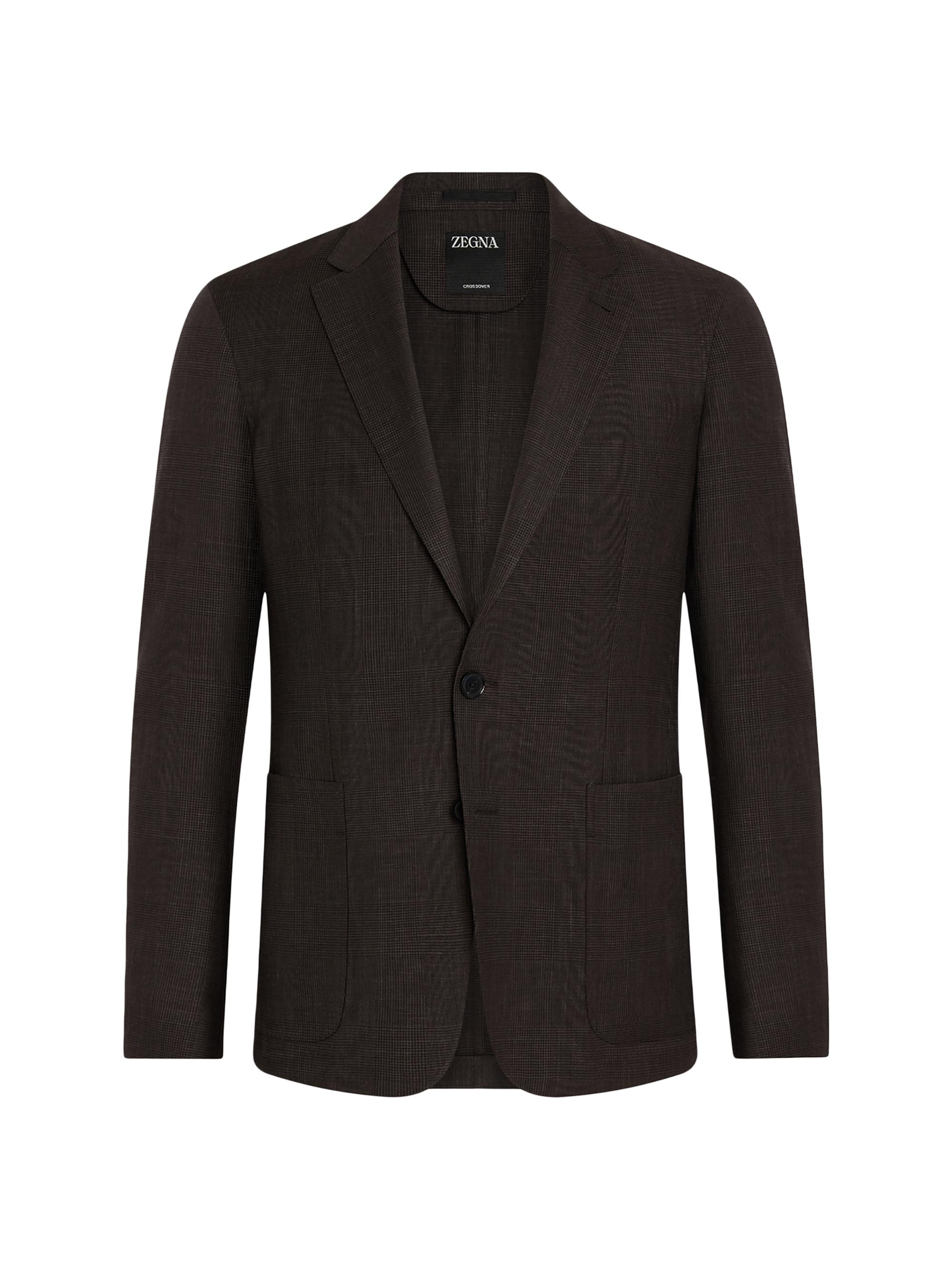 ZEGNA Men's Superlight Wool Blend Blazer - Brown