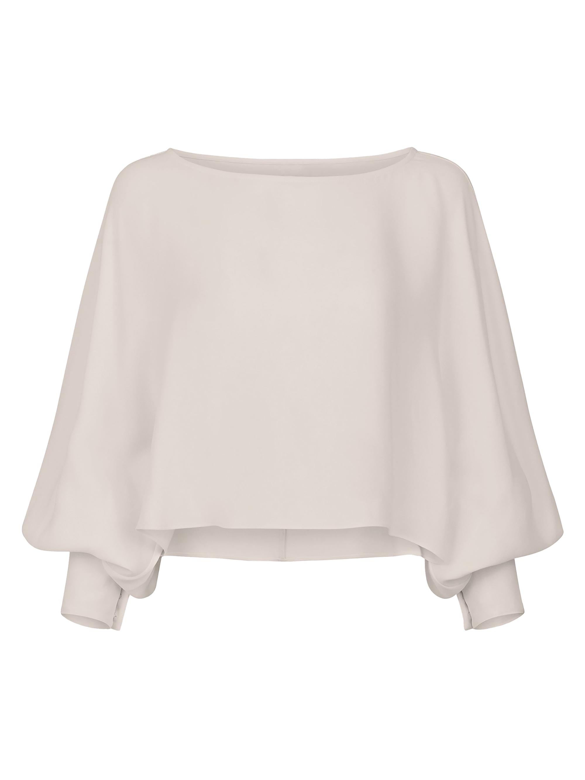 Careste Women's Carole Boatneck Bolero Top - Dark White Sand