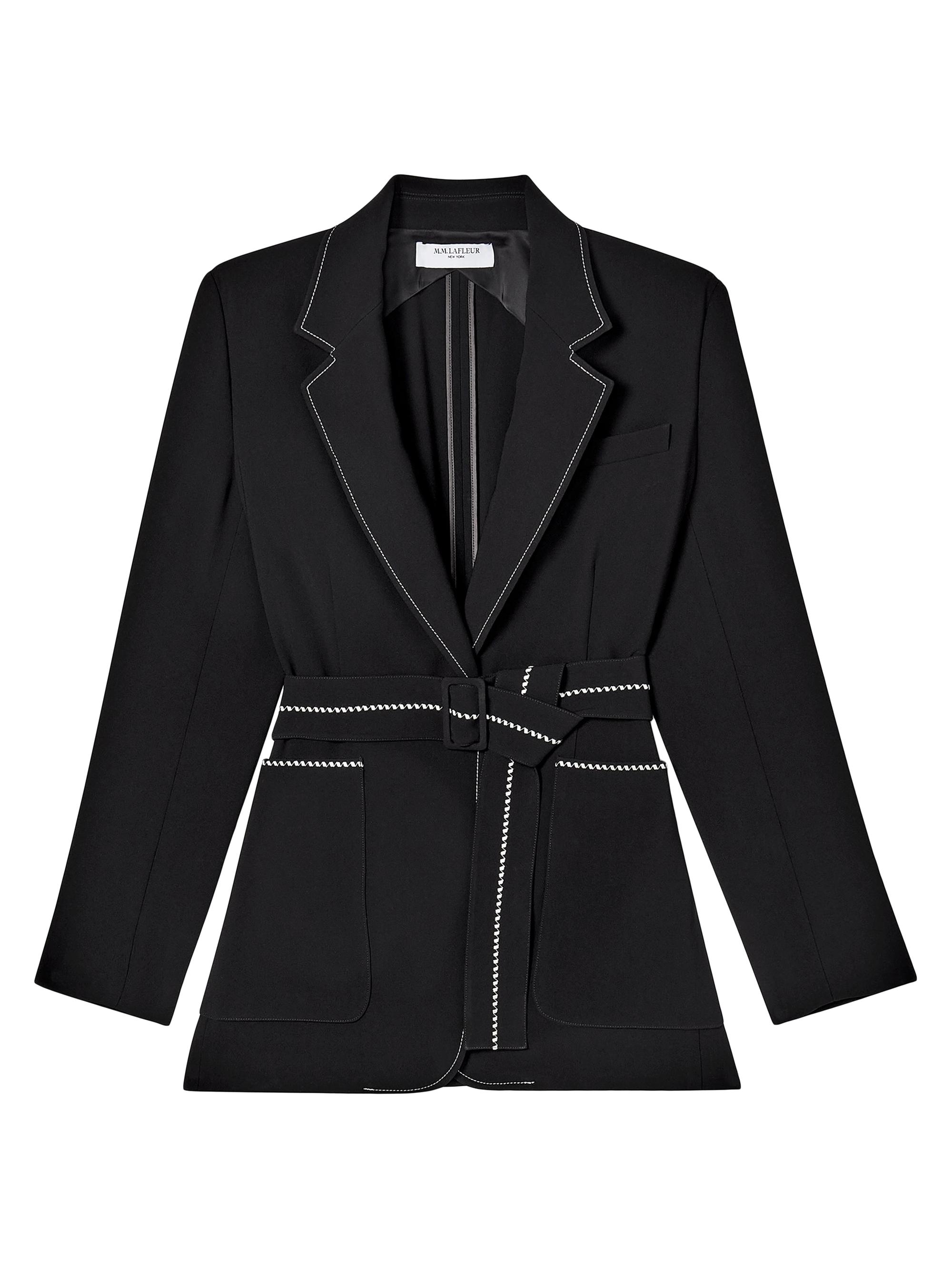 M.M.LaFleur Women's Athena Jetset Everyday Crepe Blazer - Black