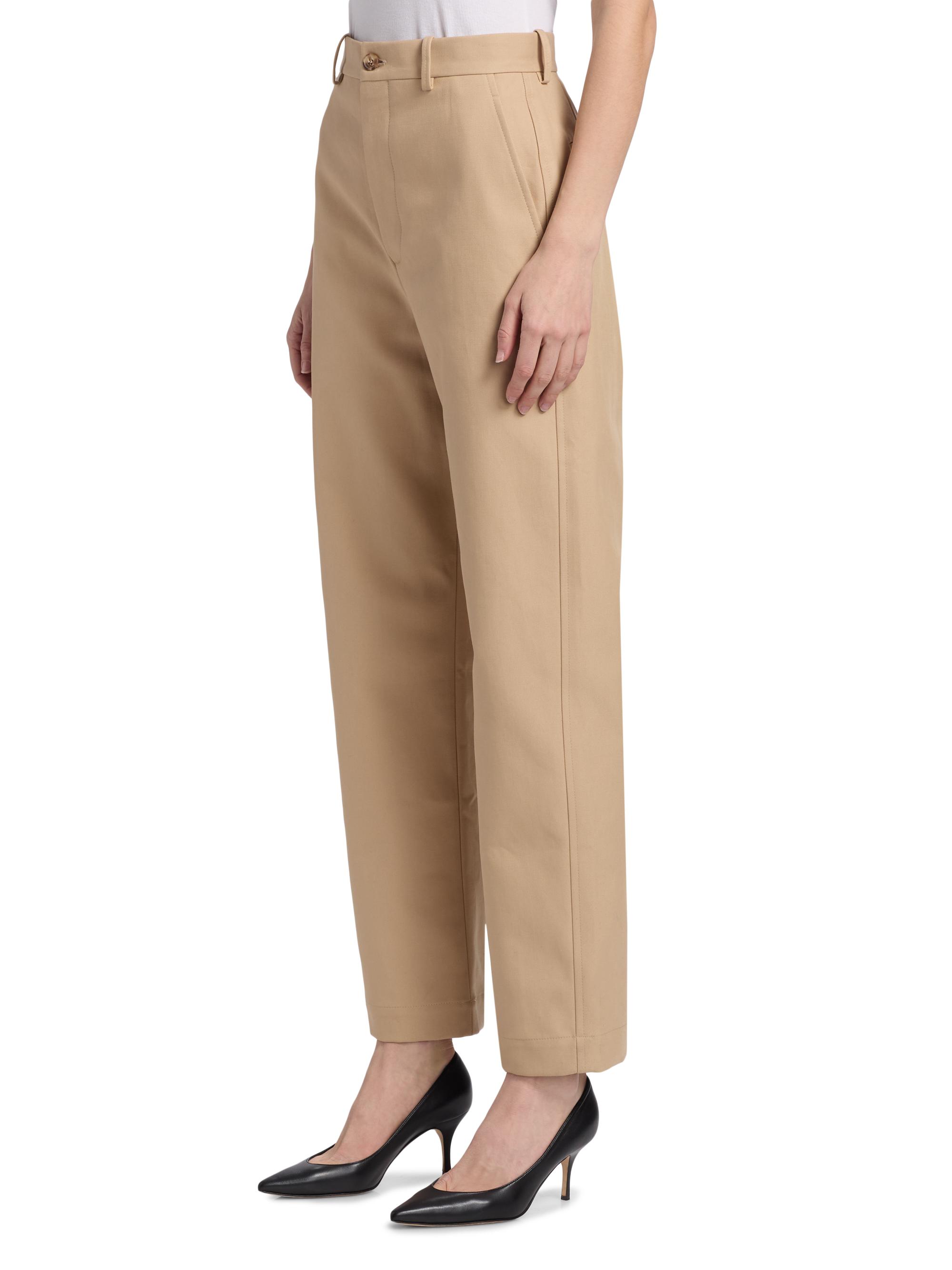 WARDROBE.NYC Drill Twill Cotton Straight-Leg Trousers | Saks Fifth