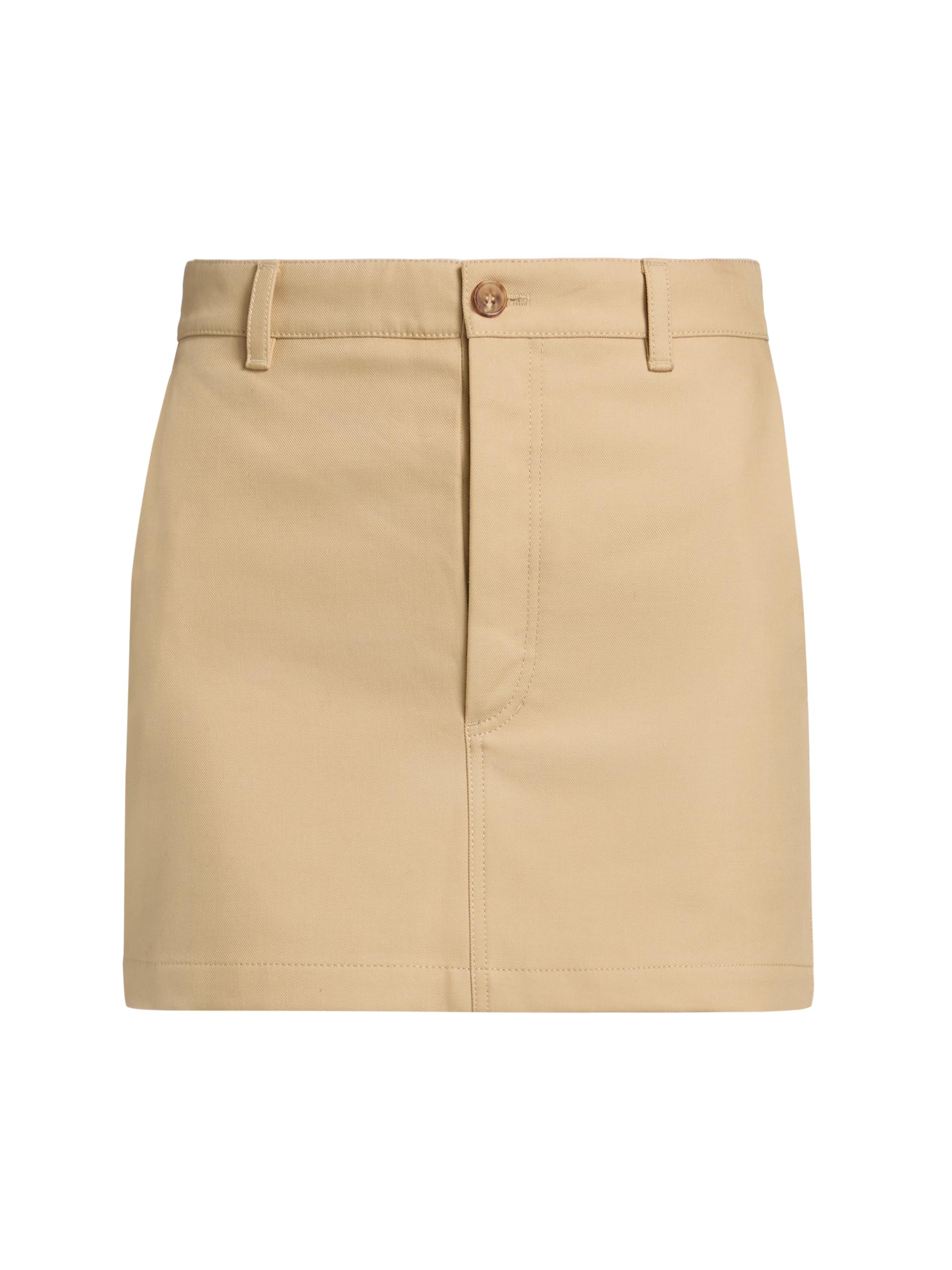 Miu Miu Old Gabardine Mini Skirt | Saks Fifth Avenue