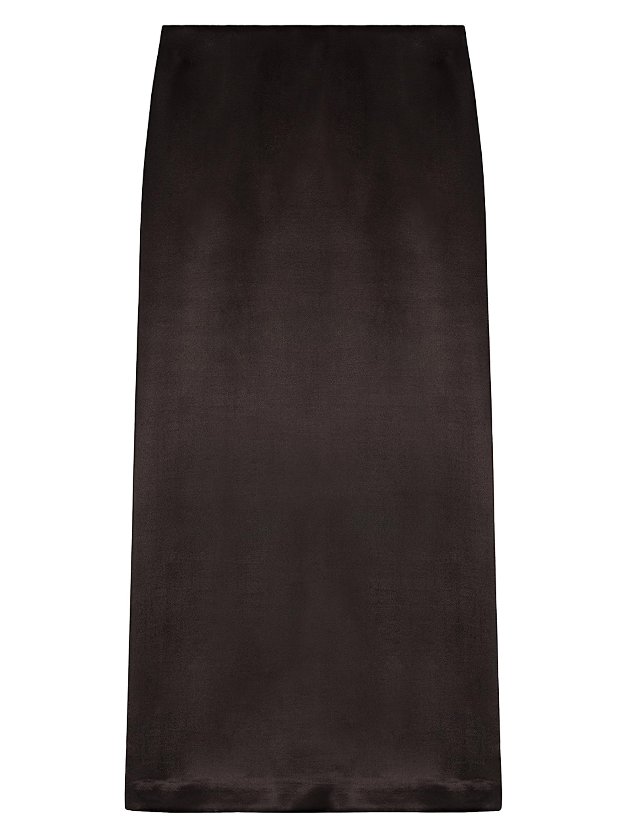 Armarium Women's Jackie Satin Maxi Skirt - Chocolate