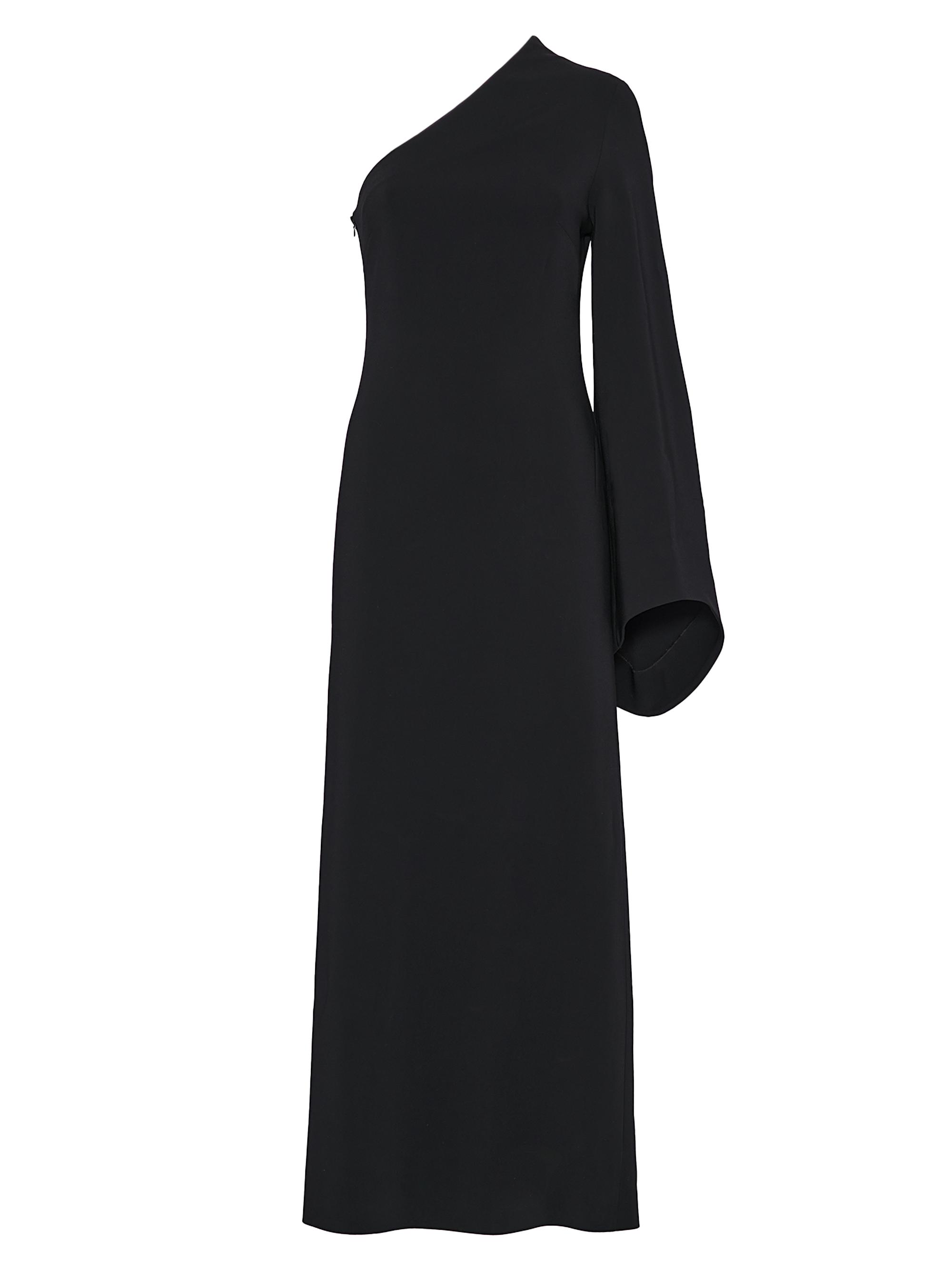 Armarium Women's Monia One-Shoulder A-Line Gown - Black