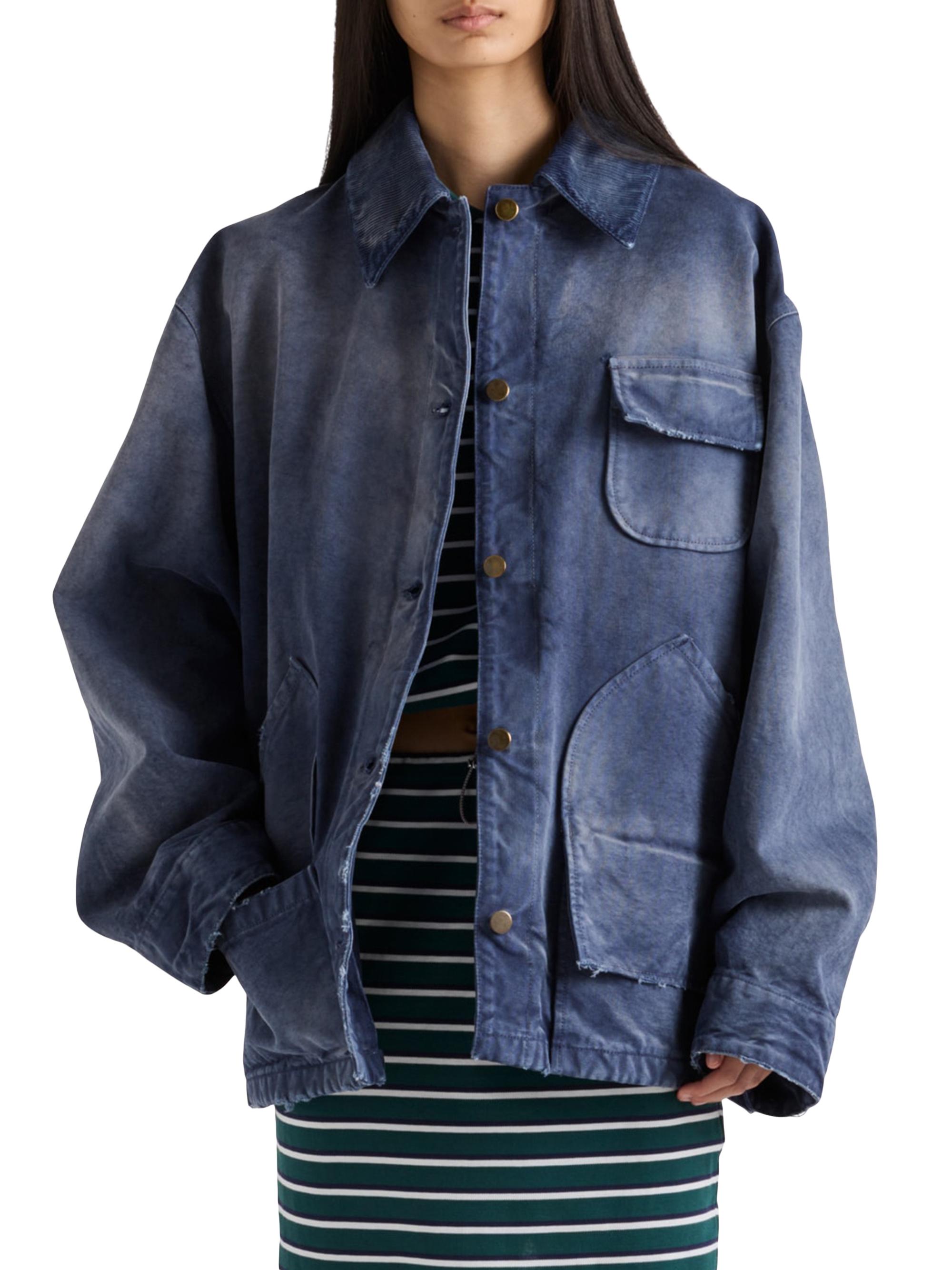 Prada Canvas Trucker Jacket | Saks Fifth Avenue