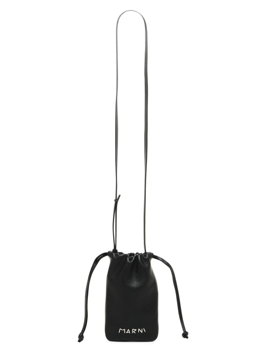 Marni Leather Crossbody Phone Holder Pouch | Saks Fifth Avenue