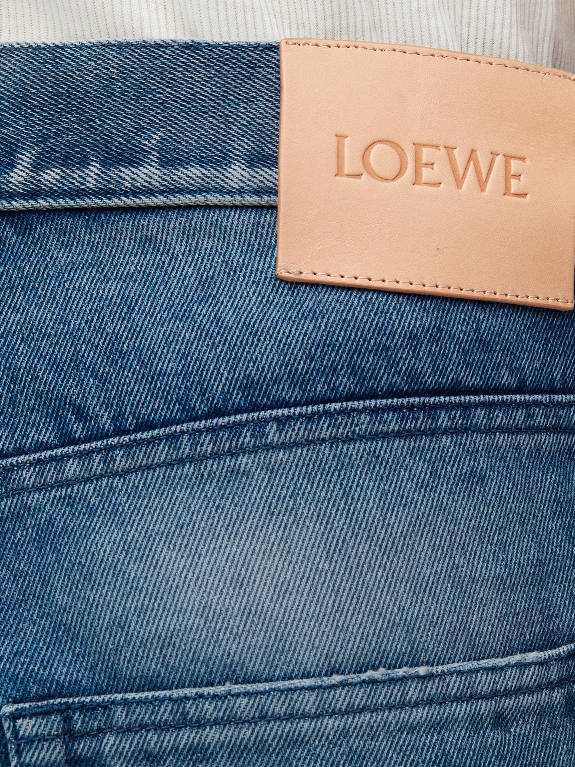 LOEWE LOEWE x Paula's Ibiza Patchwork Straight-Leg Jeans | Saks