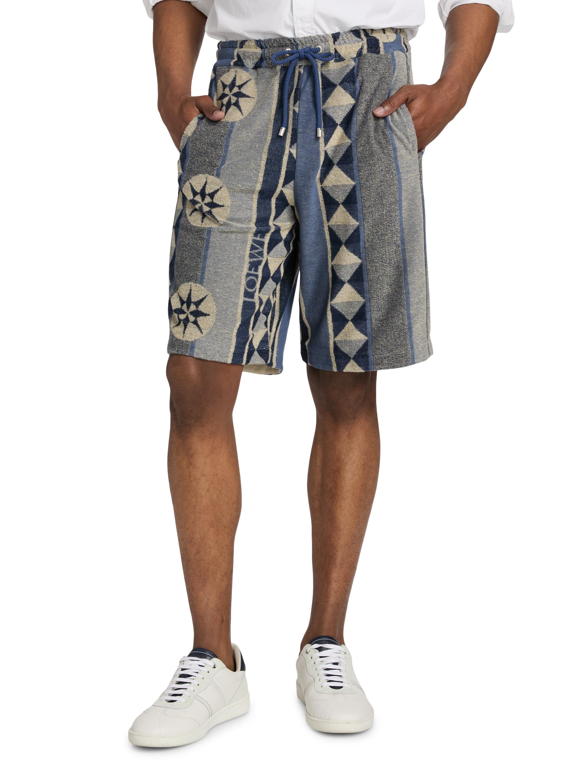 LOEWE LOEWE x Paula's Ibiza Jacquard Terry Cotton Shorts | Saks