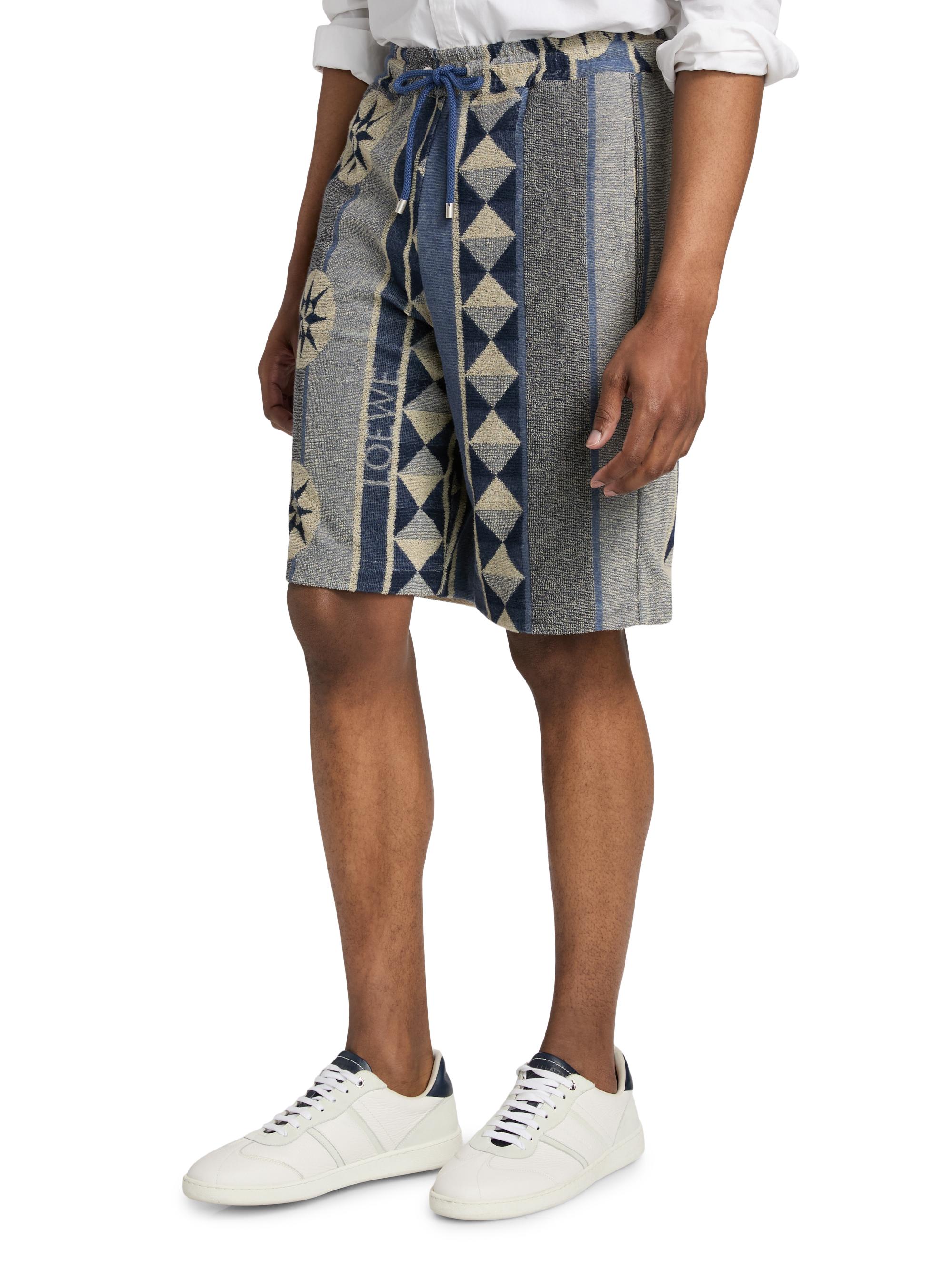 LOEWE LOEWE x Paula's Ibiza Jacquard Terry Cotton Shorts | Saks