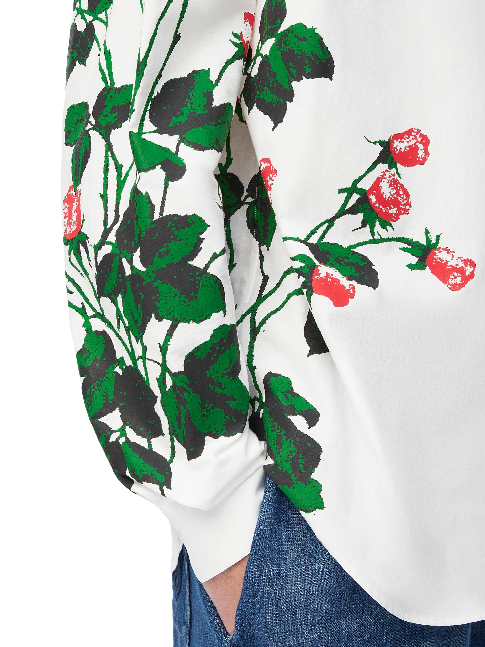 LOEWE LOEWE x Paula's Ibiza Rose Button-Down Long-Sleeve Shirt