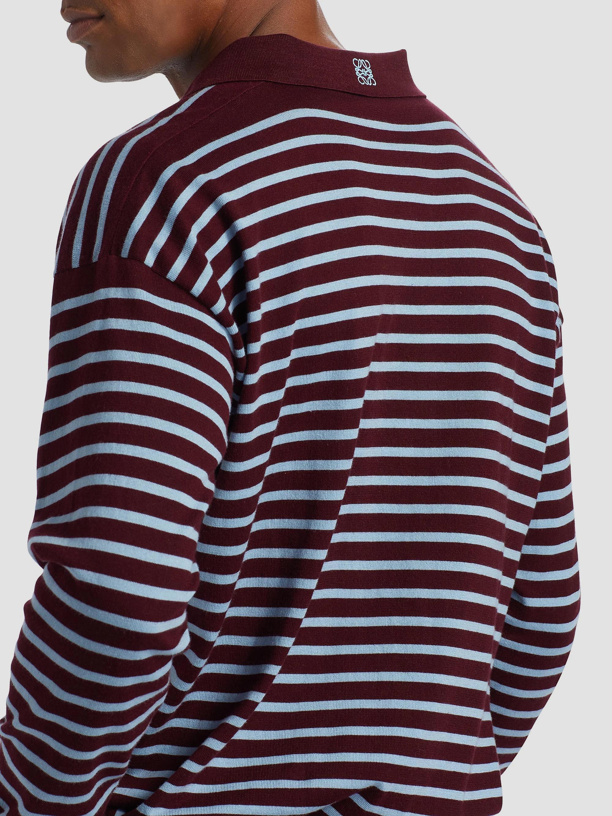 LOEWE LOEWE x Paula's Ibiza Long-Sleeve Polo Sweater | Saks Fifth