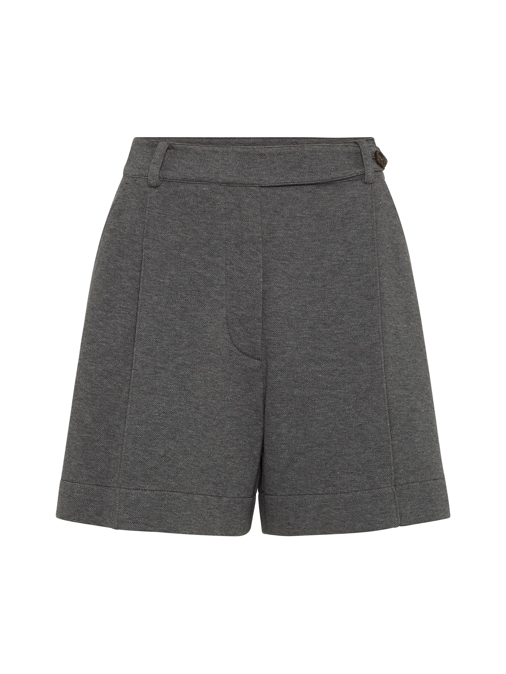 Brunello Cucinelli ショートパンツ BRUNELLO CUCINELLI Straight-Leg Pleated Garment-Dyed Cotton