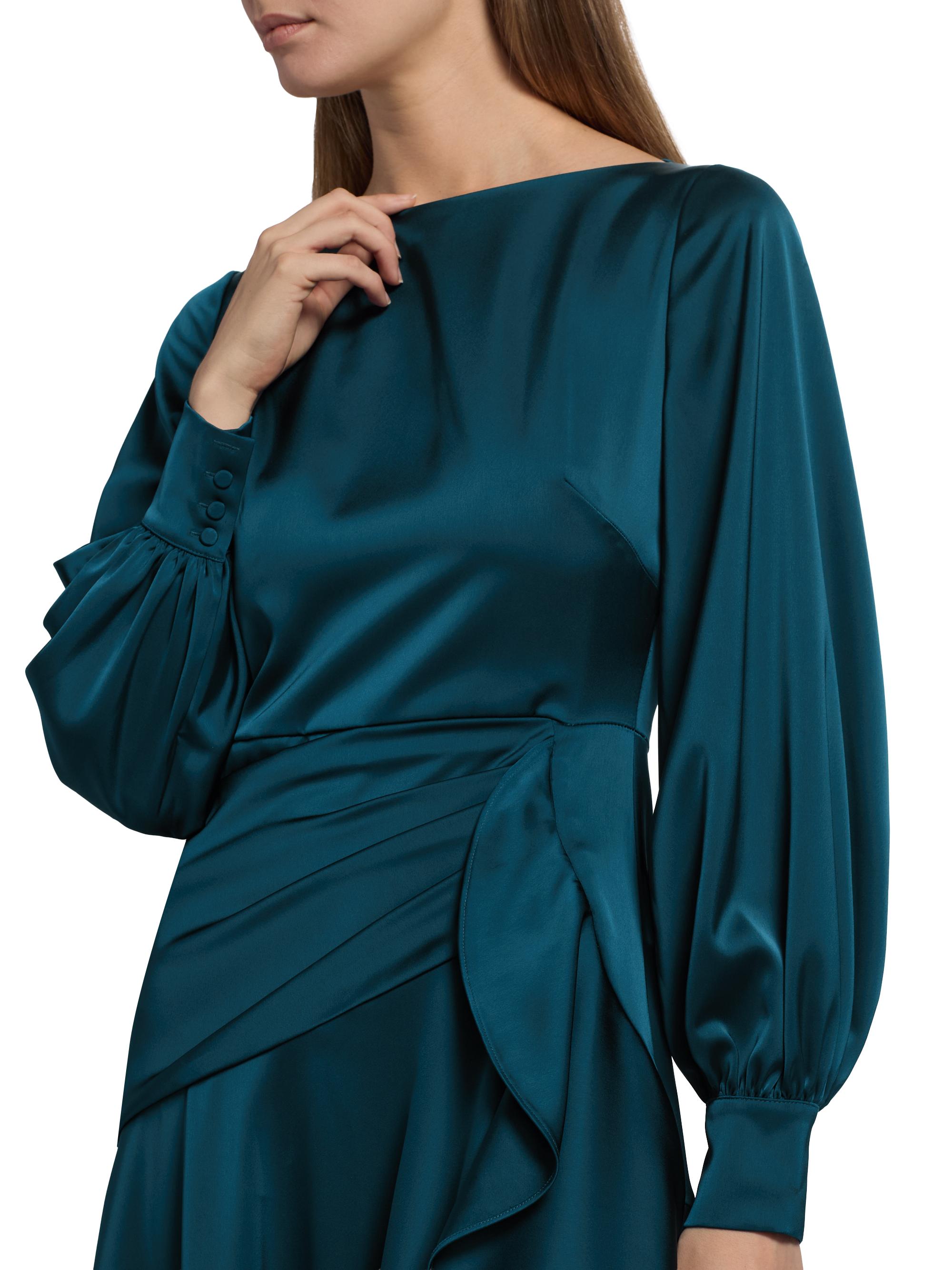 Theia Florence Asymmetric Handkerchief Midi-Dress | Saks Fifth Avenue