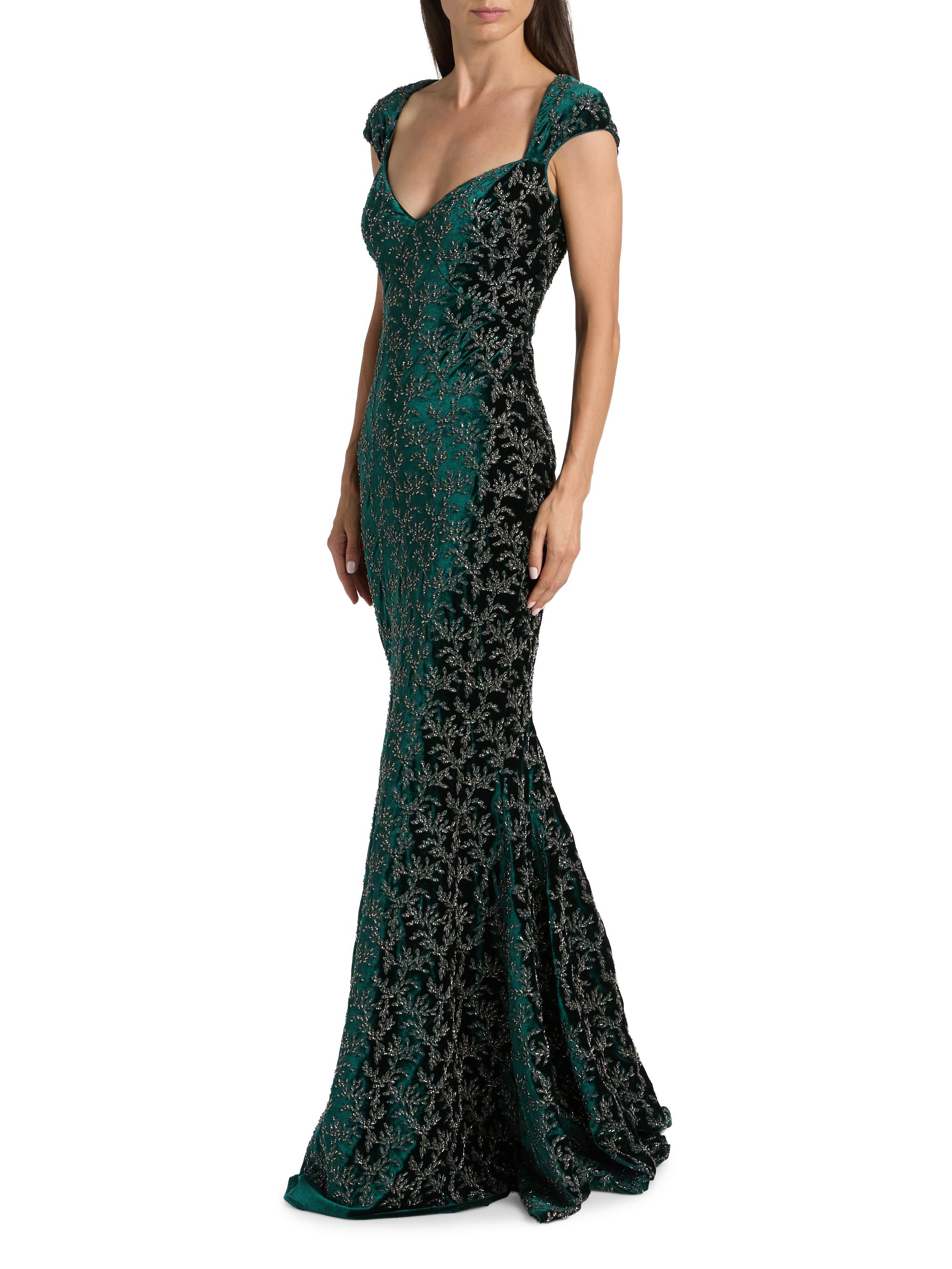 velvet fit and flare dresses Poly USA 9214 Sequin Short Sleeveless A-line main image 0
