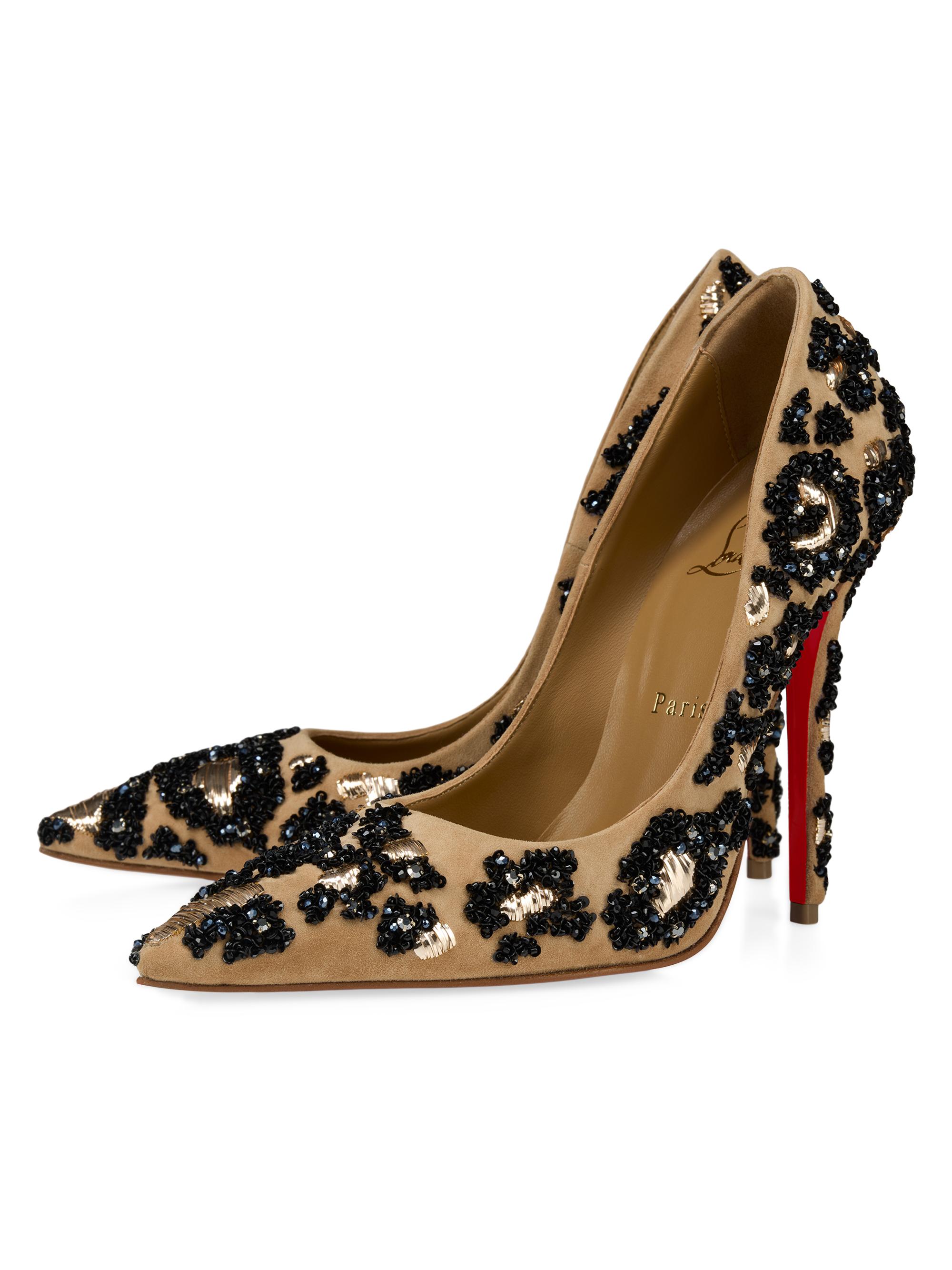 Christian Louboutin Very Lace 120mm 希少 New Very Prive - 120 mm Platform pumps - Patent calf leather