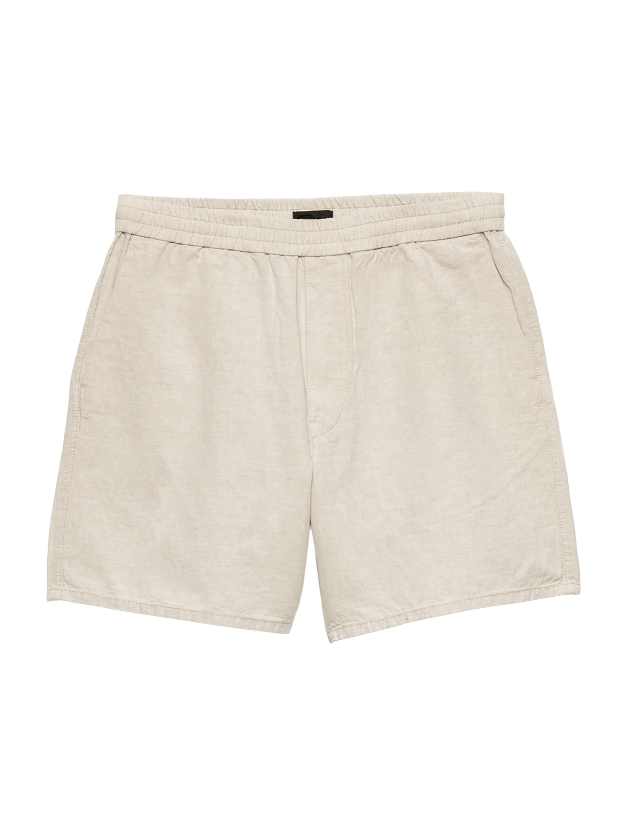 Prada Men's Chambray Bermuda Shorts - Beige Khaki