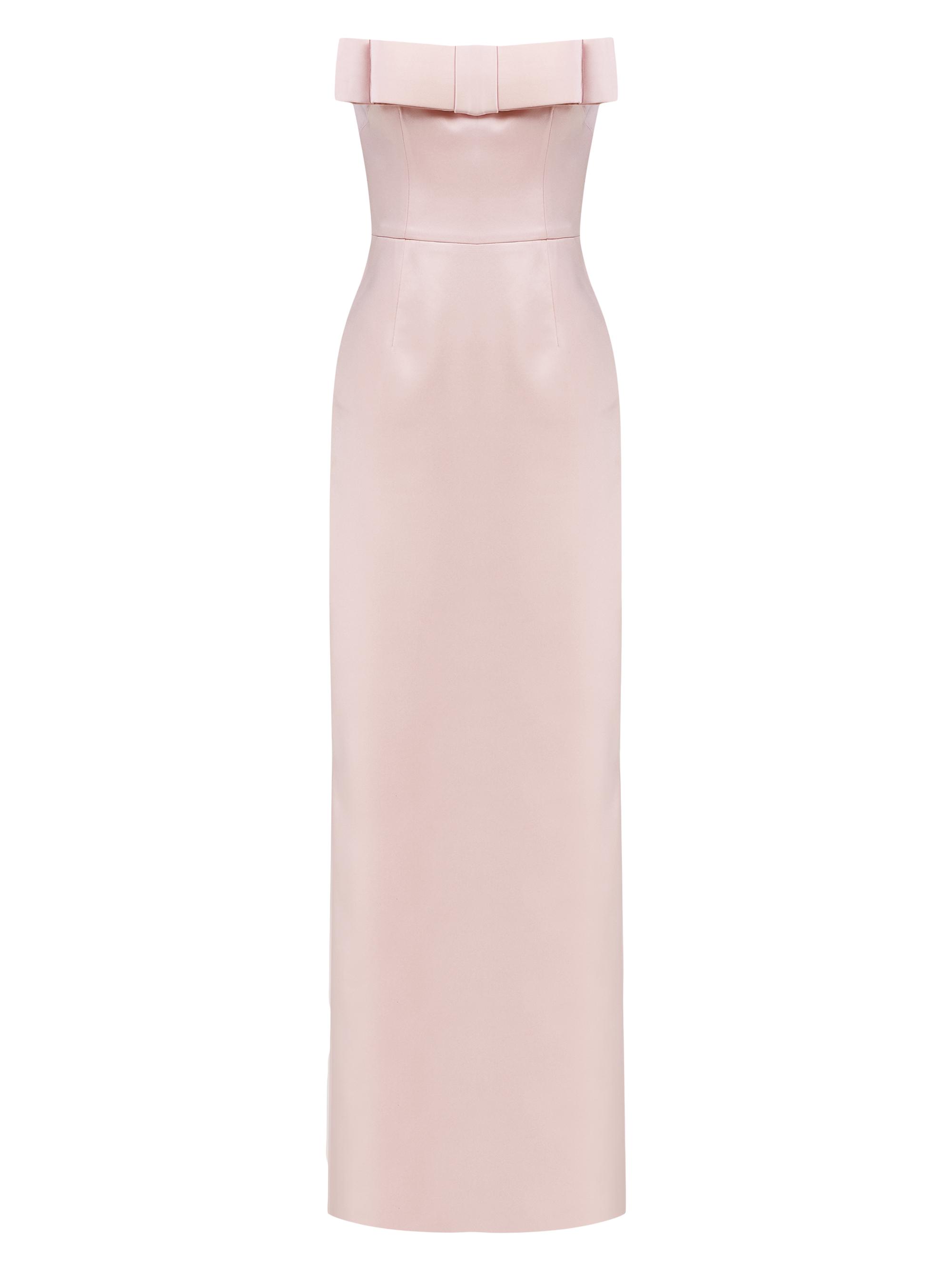 The New Arrivals Ilkyaz Ozel Women's Sisu Satin Strapless Gown - Bois De Rose