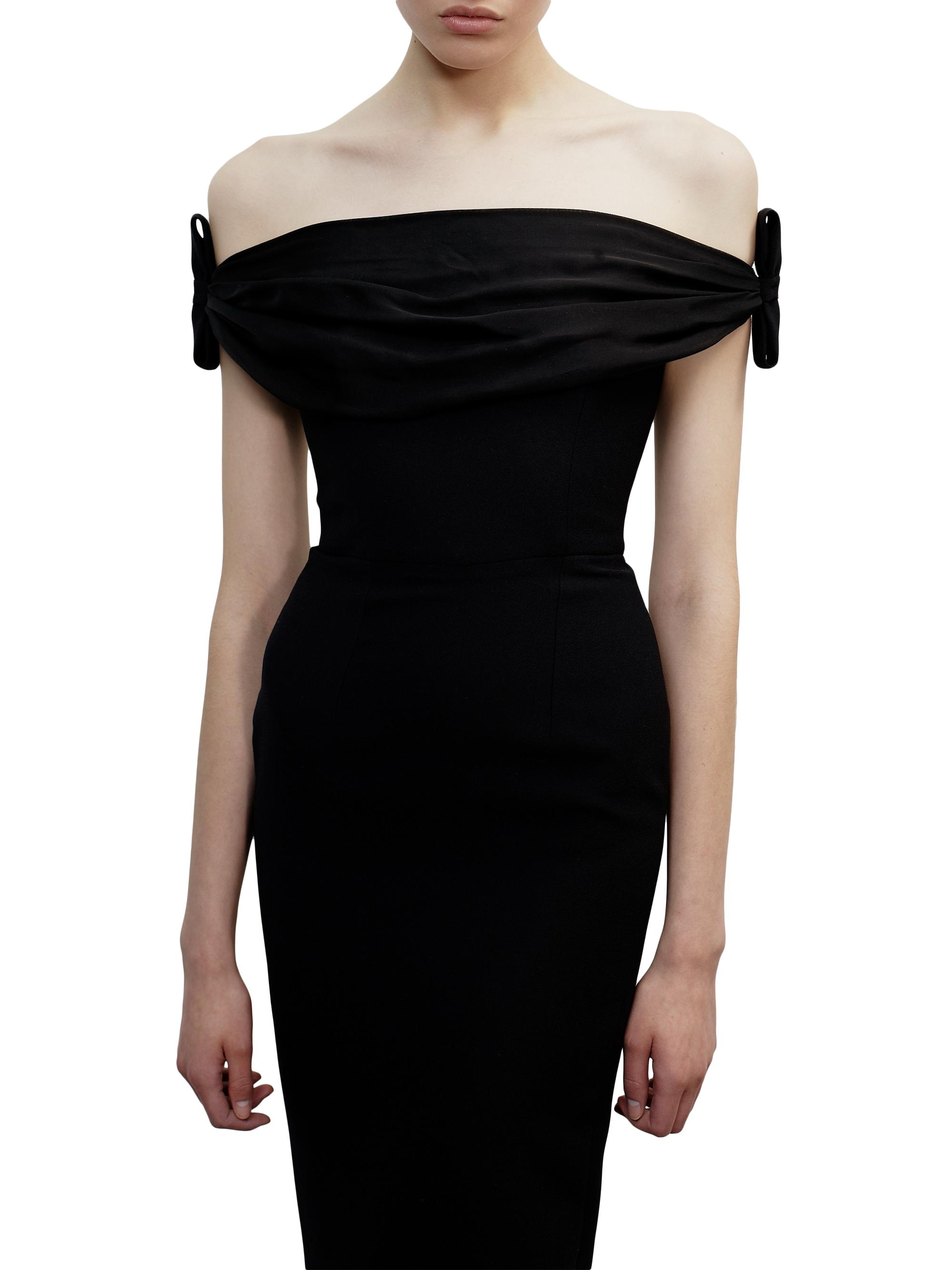 The New Arrivals Ilkyaz Ozel Livia Off-The-Shoulder Gown | Saks