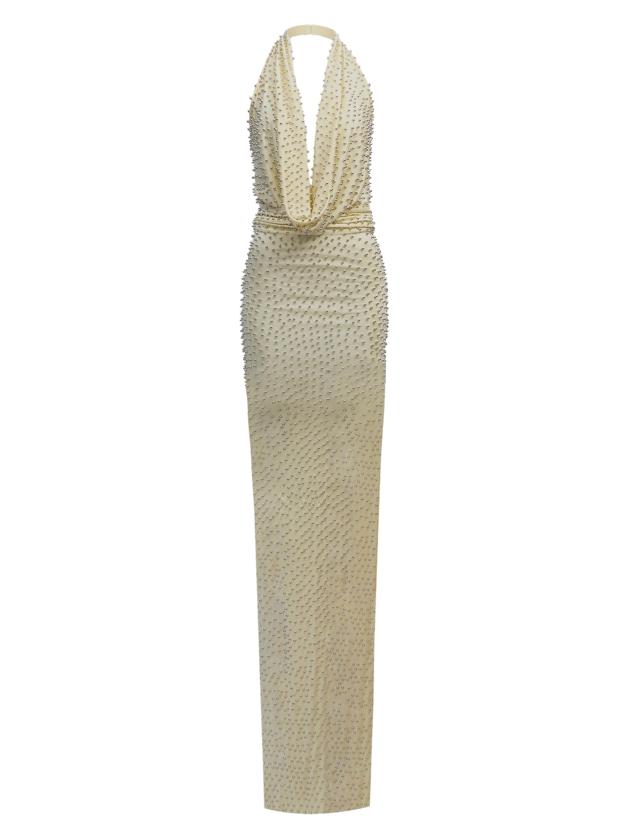 The New Arrivals Ilkyaz Ozel Agel Cowlneck Gown | Saks Fifth Avenue