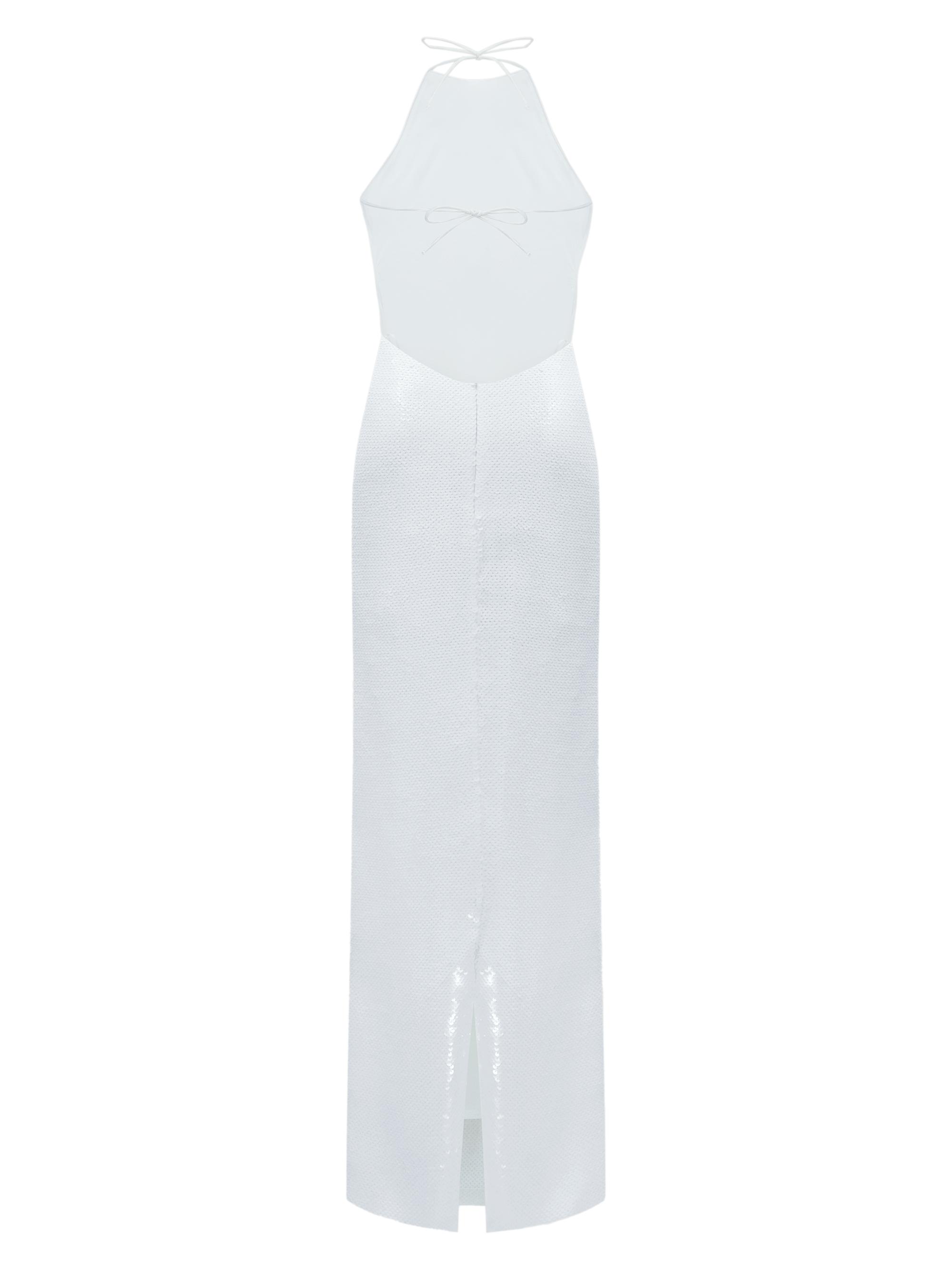 The New Arrivals Ilkyaz Ozel Cindy Backless Sequin Gown