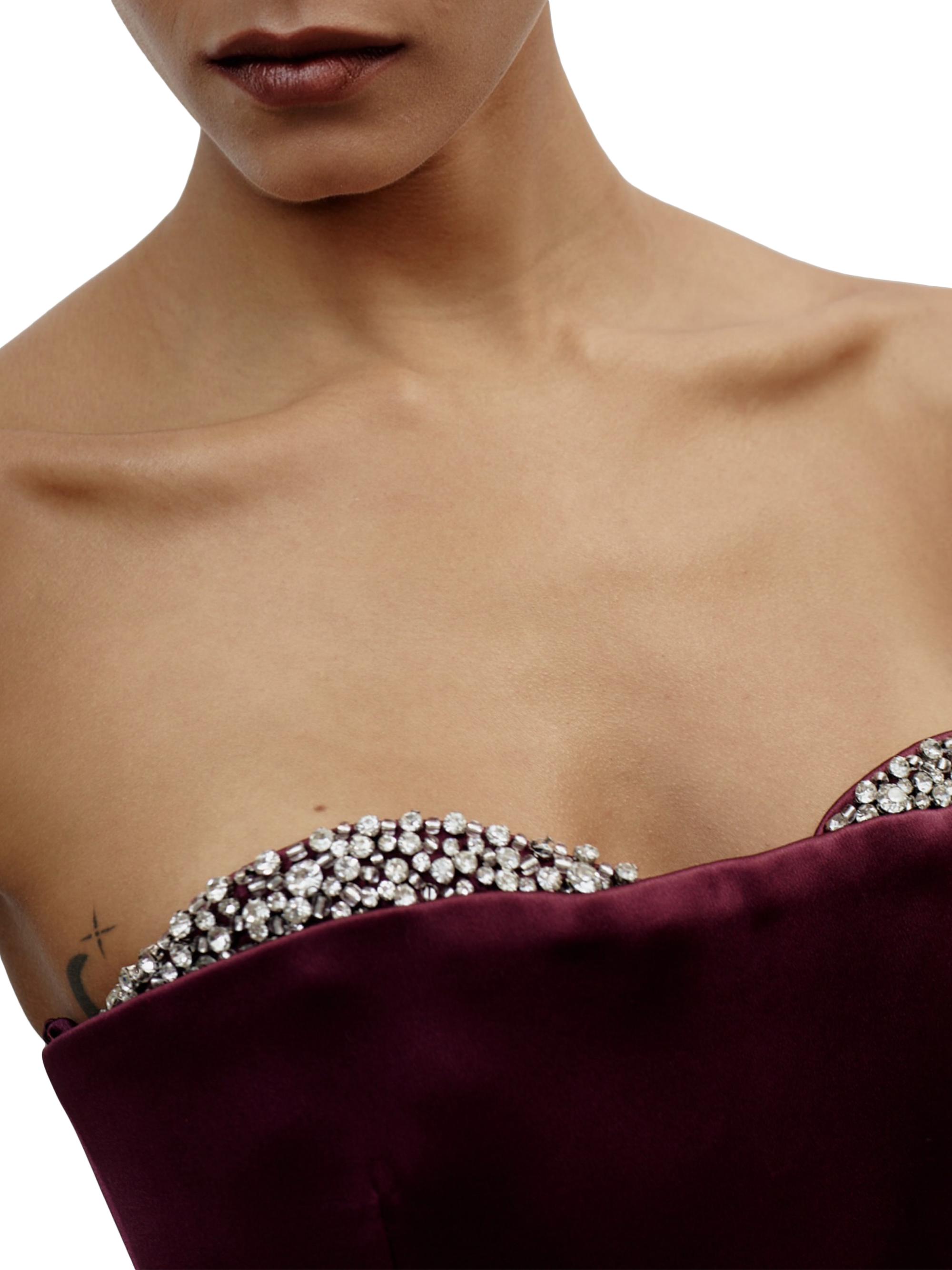 The New Arrivals Ilkyaz Ozel Noelie Embellished Strapless