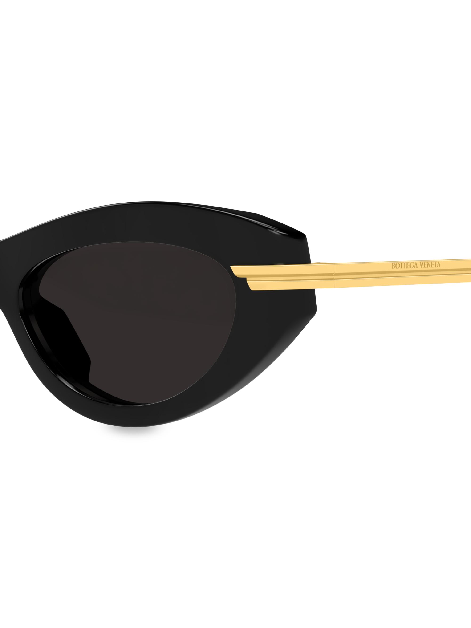 Bottega Veneta Combi 53MM Oval Sunglasses | Saks Fifth Avenue