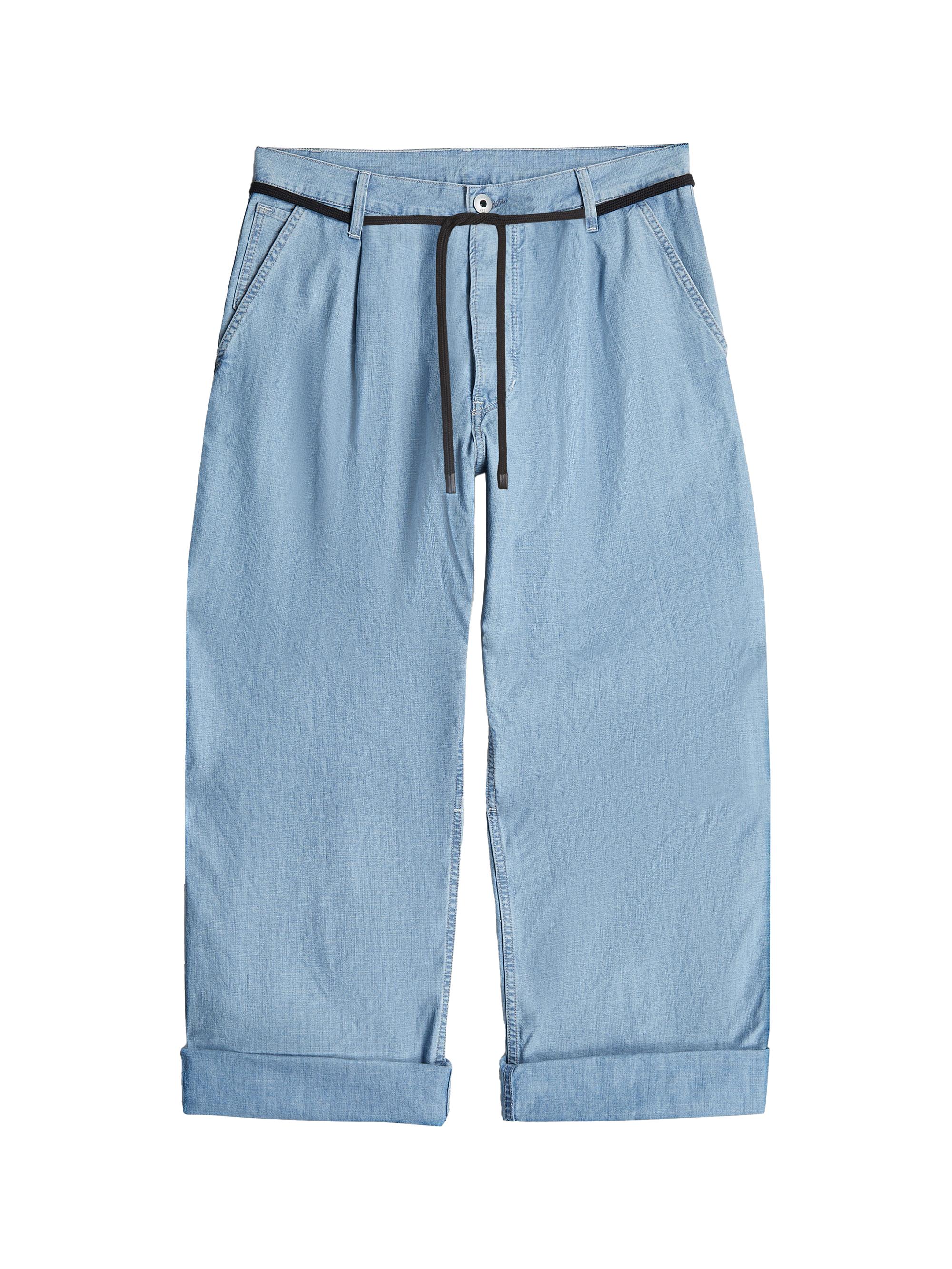 G-Star Men's 3D Pleated Straight-Leg Pants - Faded Breeze