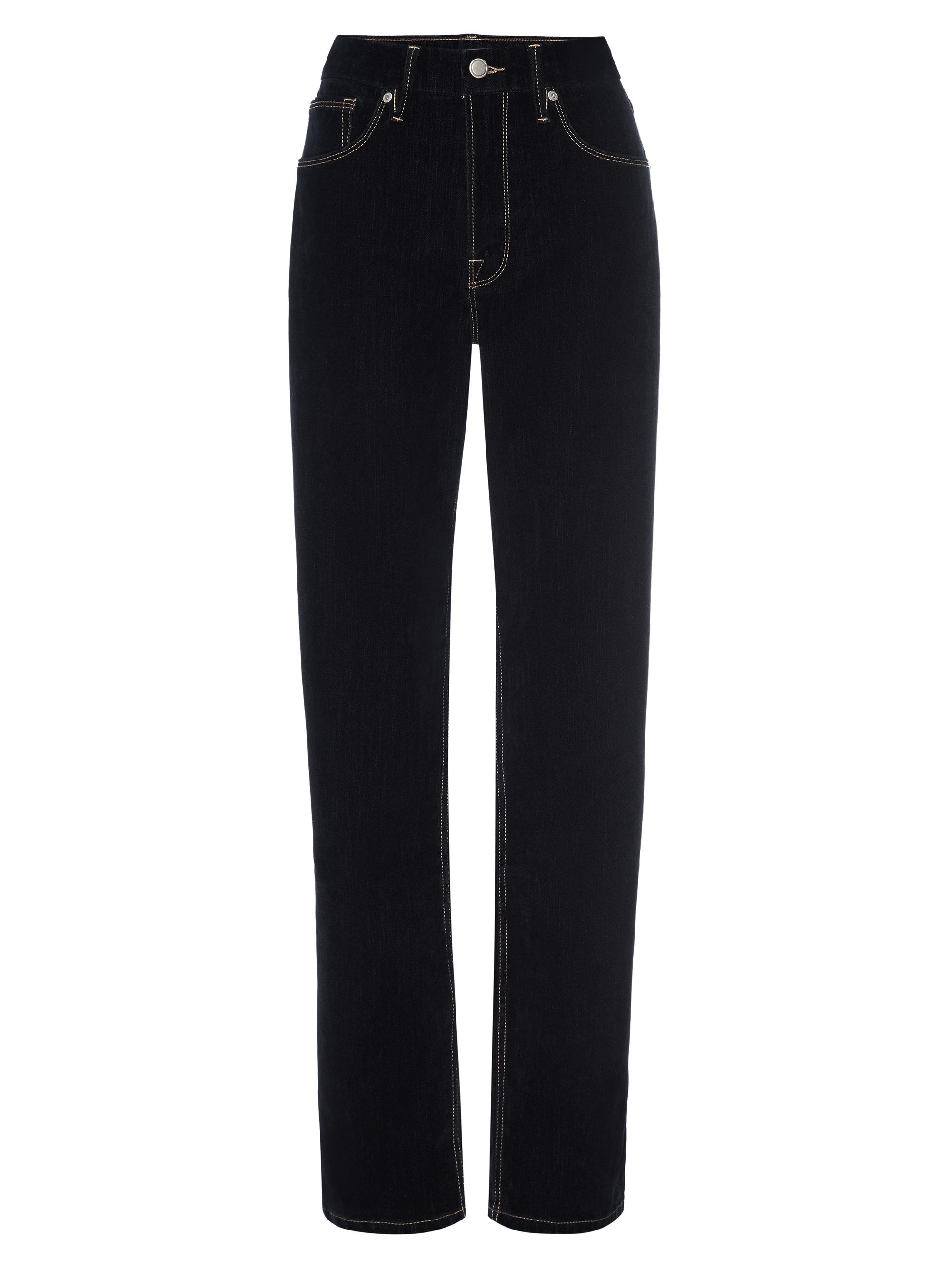 Good American Women's Good Icon Denim High-Rise Straight-Leg Jeans - Indigo