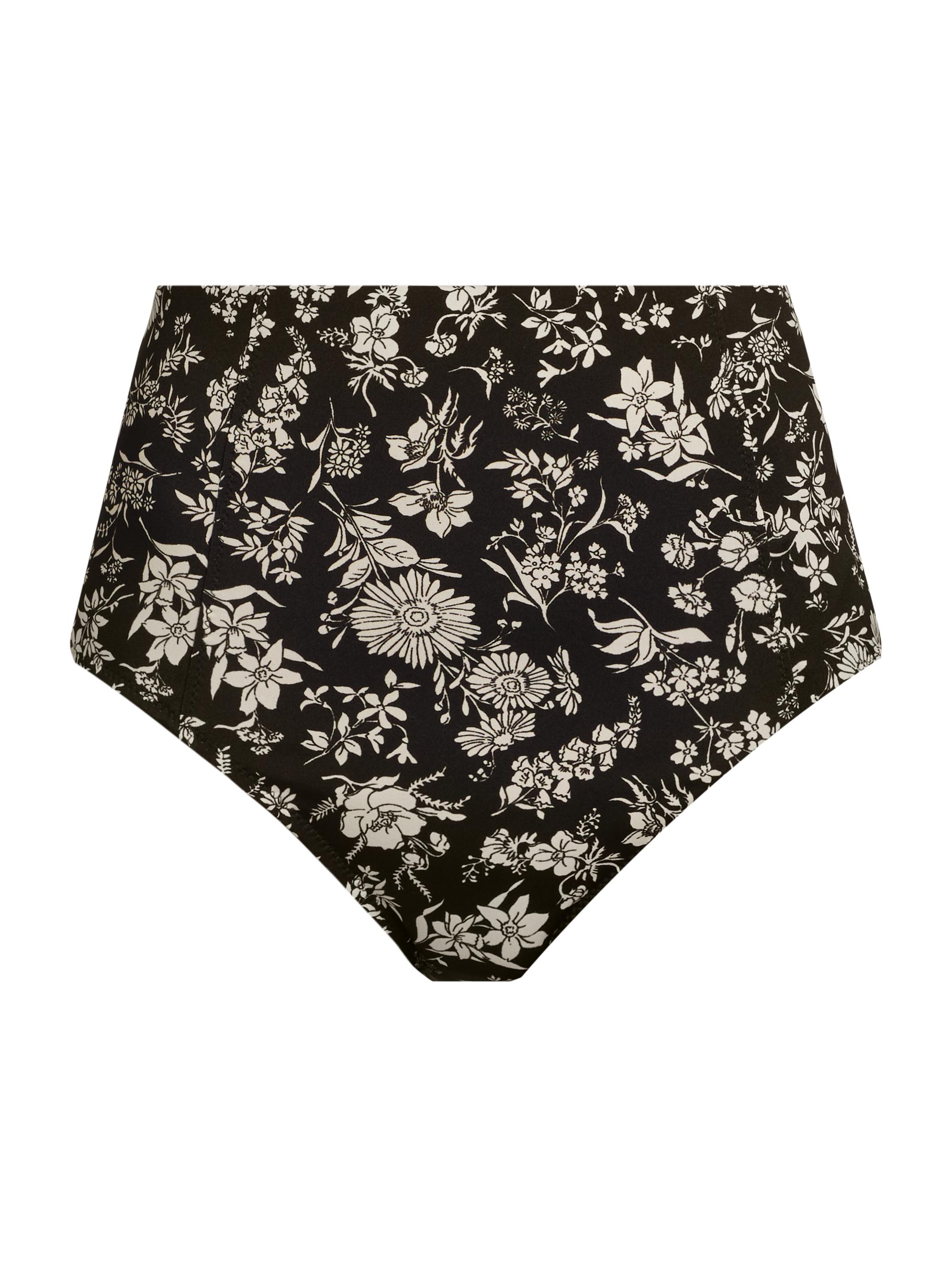 Ulla Johnson Women's Zahara Floral High-Waist Bikini Bottom - Midnight Bloom