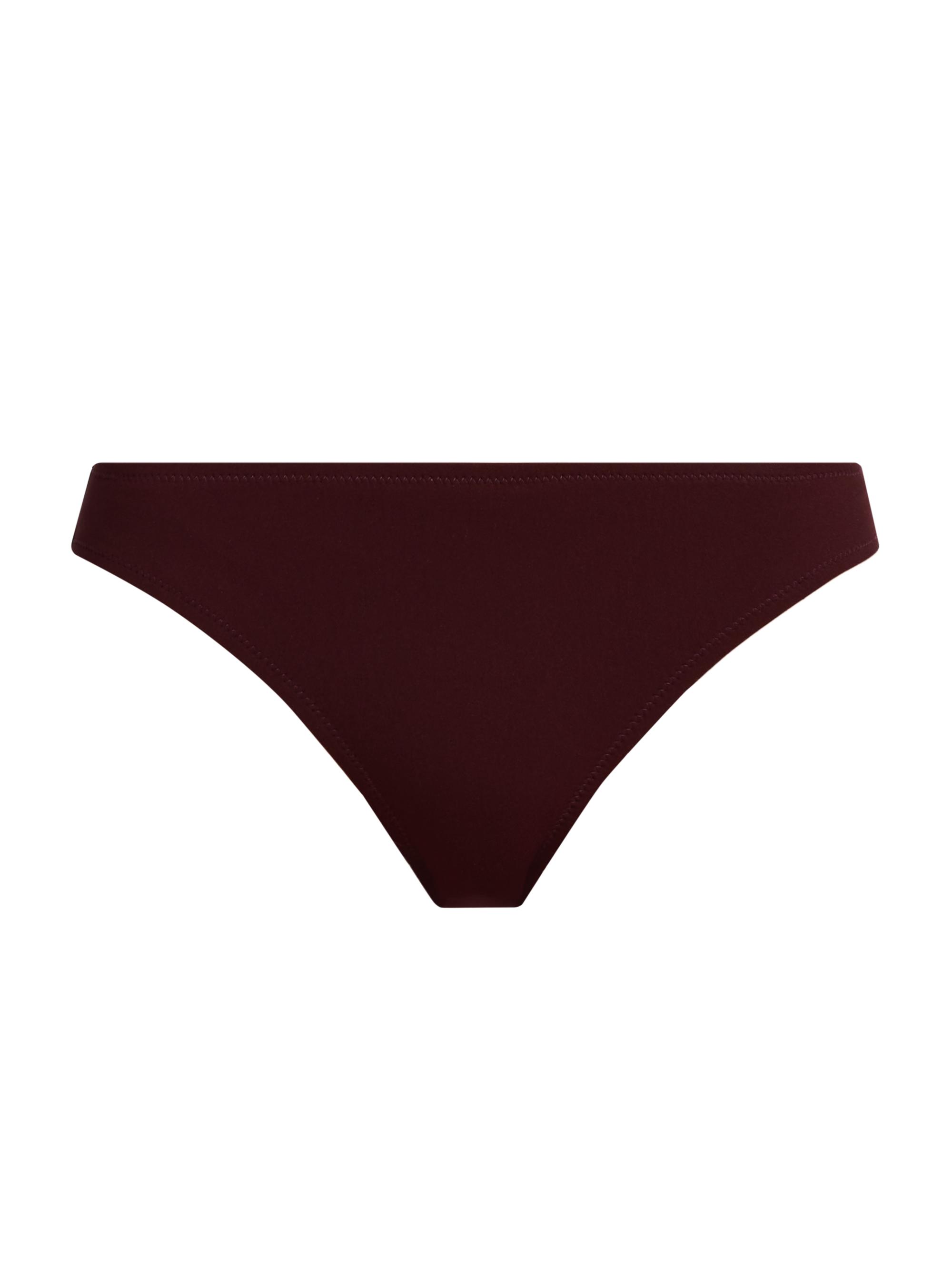 Ulla Johnson Women's Dani Mid-Rise Bikini Bottom - Cassis