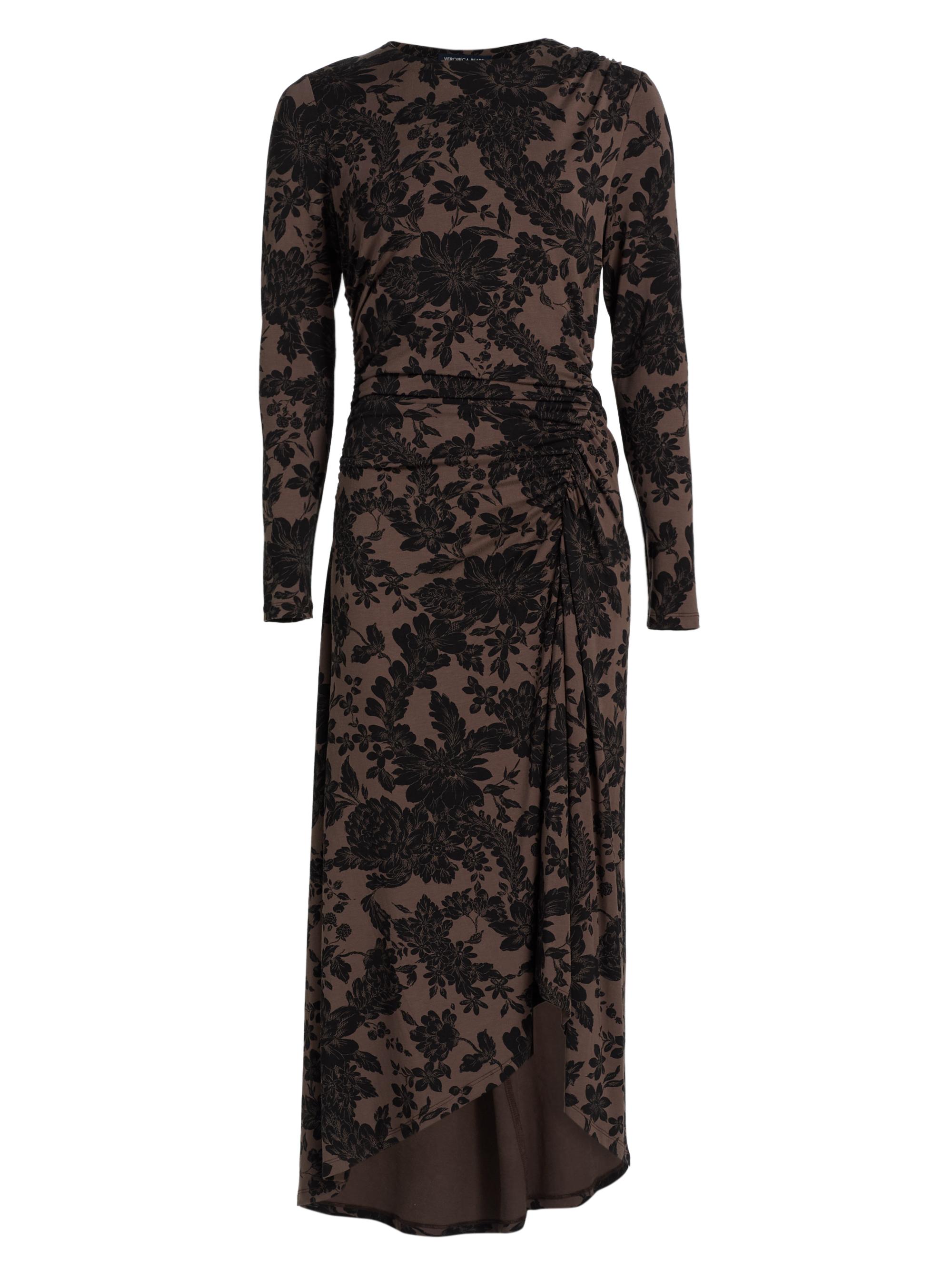 Veronica Beard Theodora Printed Ruched Midi-Dress | Saks Fifth Avenue