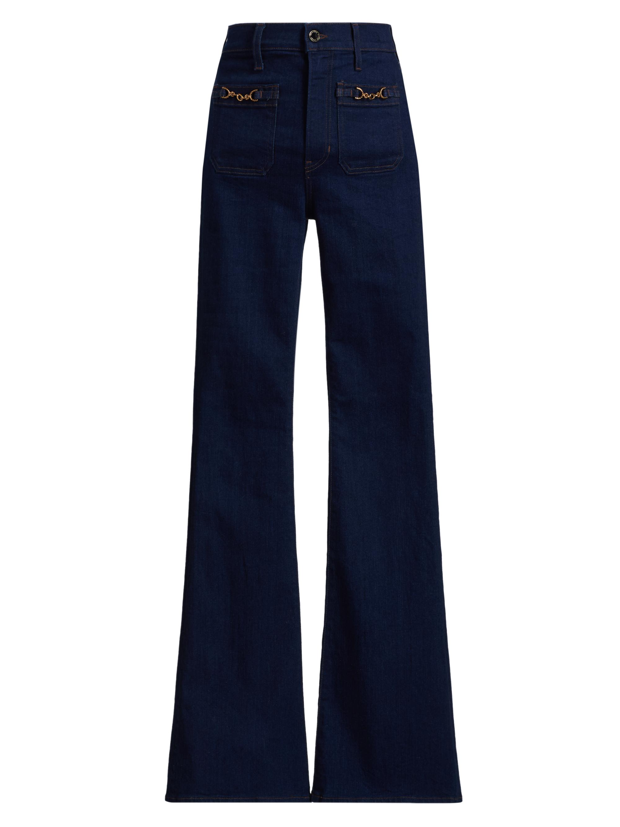 Veronica Beard Crosbie Denim Wide-Leg Jeans | Saks Fifth Avenue