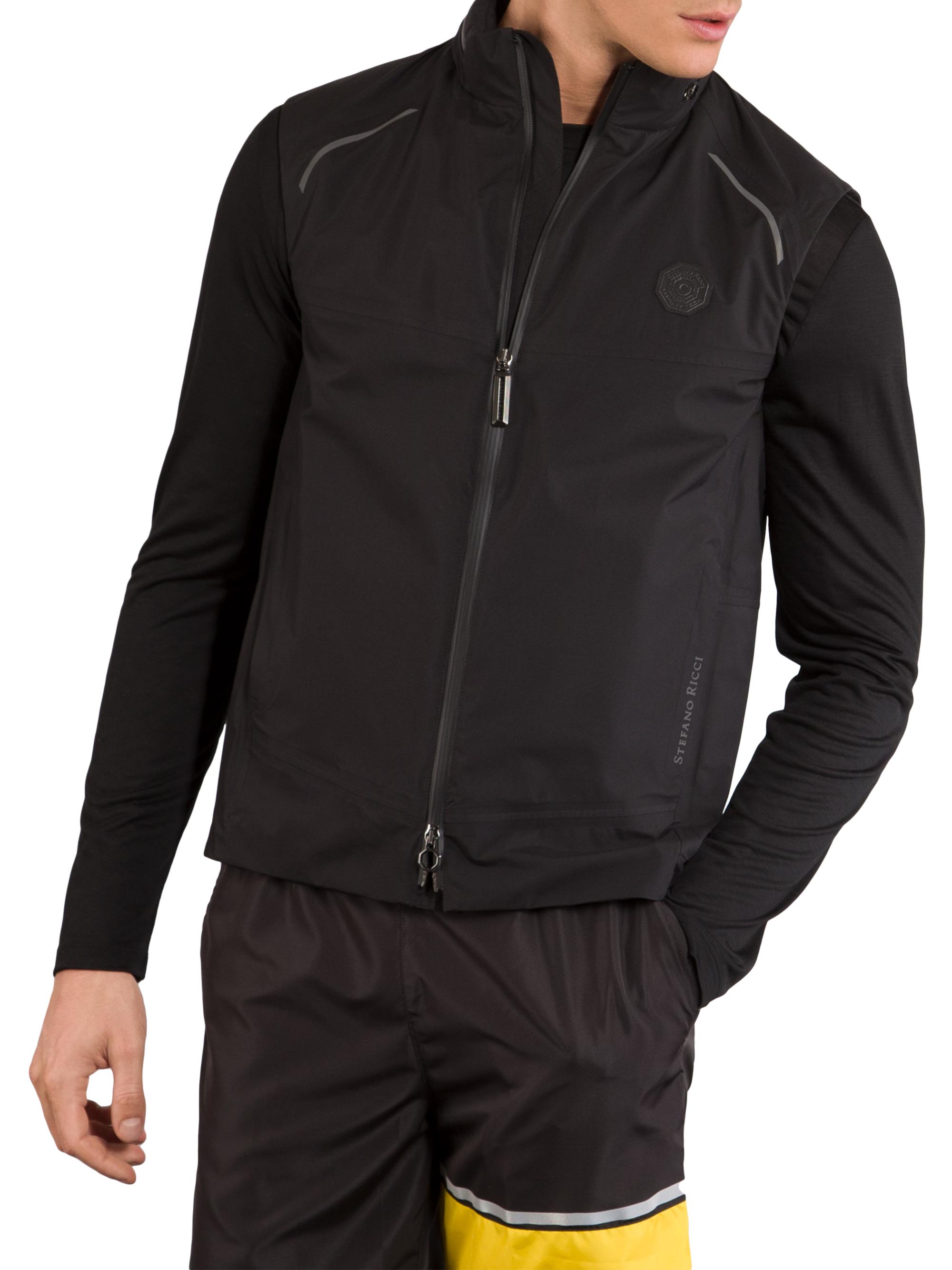 Stefano Ricci Men's Sport Vest - Jet Black